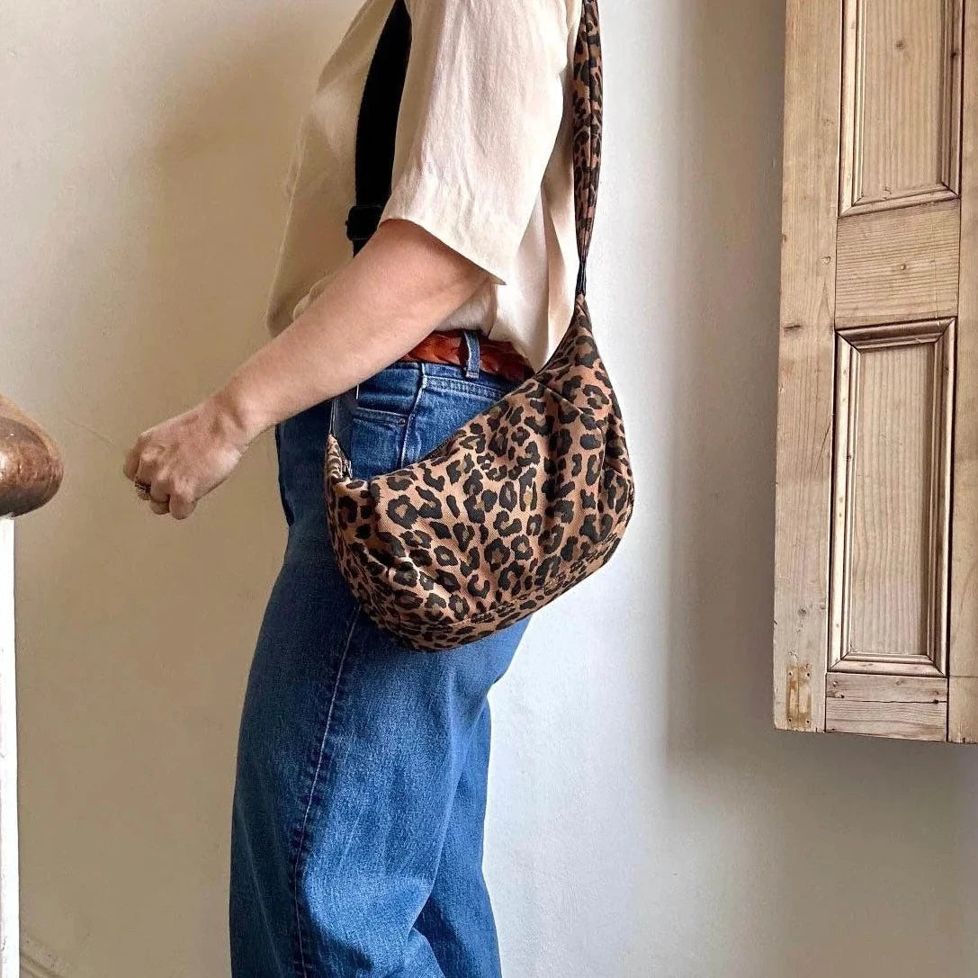 Leopard Print Sling Bag