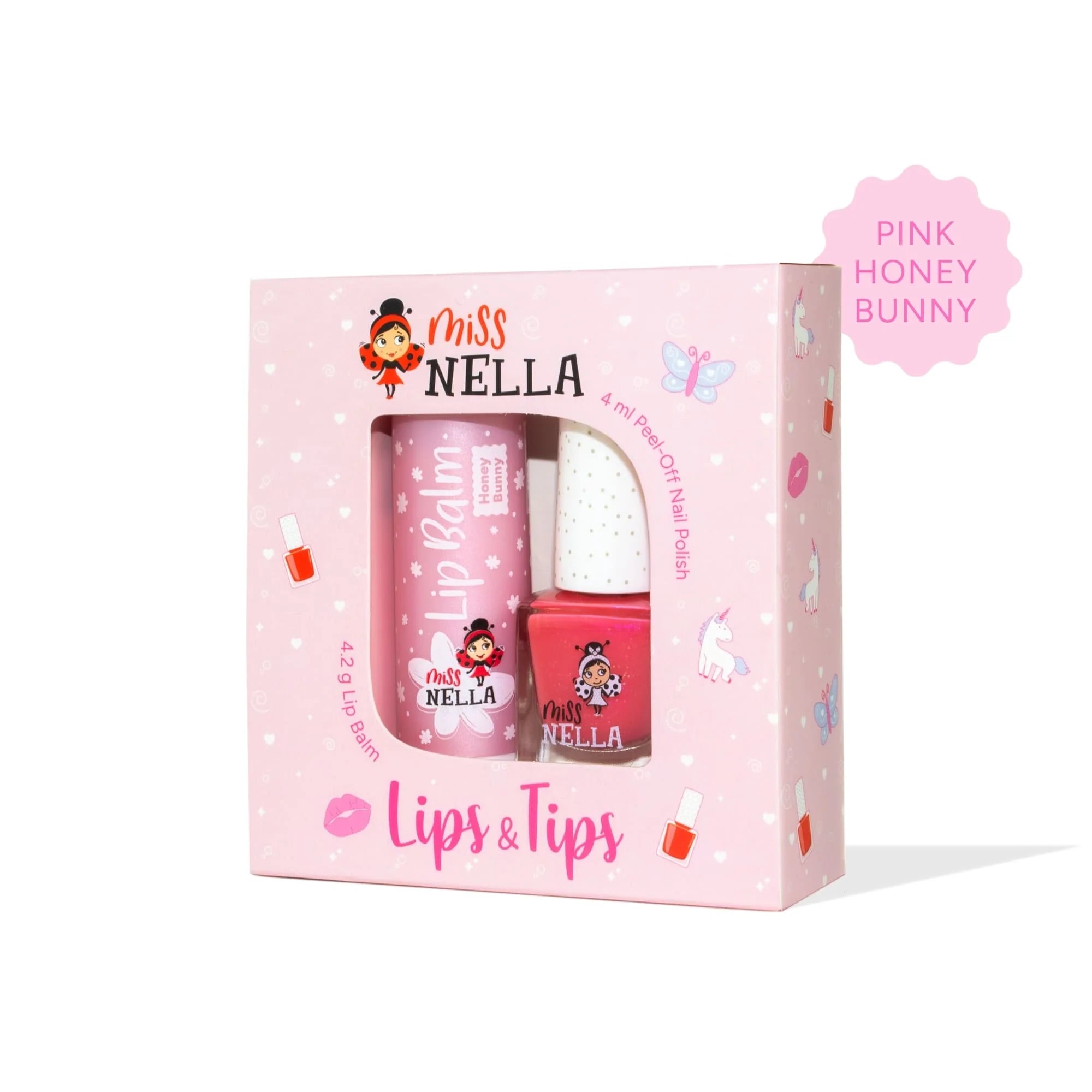 Miss Nella Nail Polish & Lip Balm Duo Pack