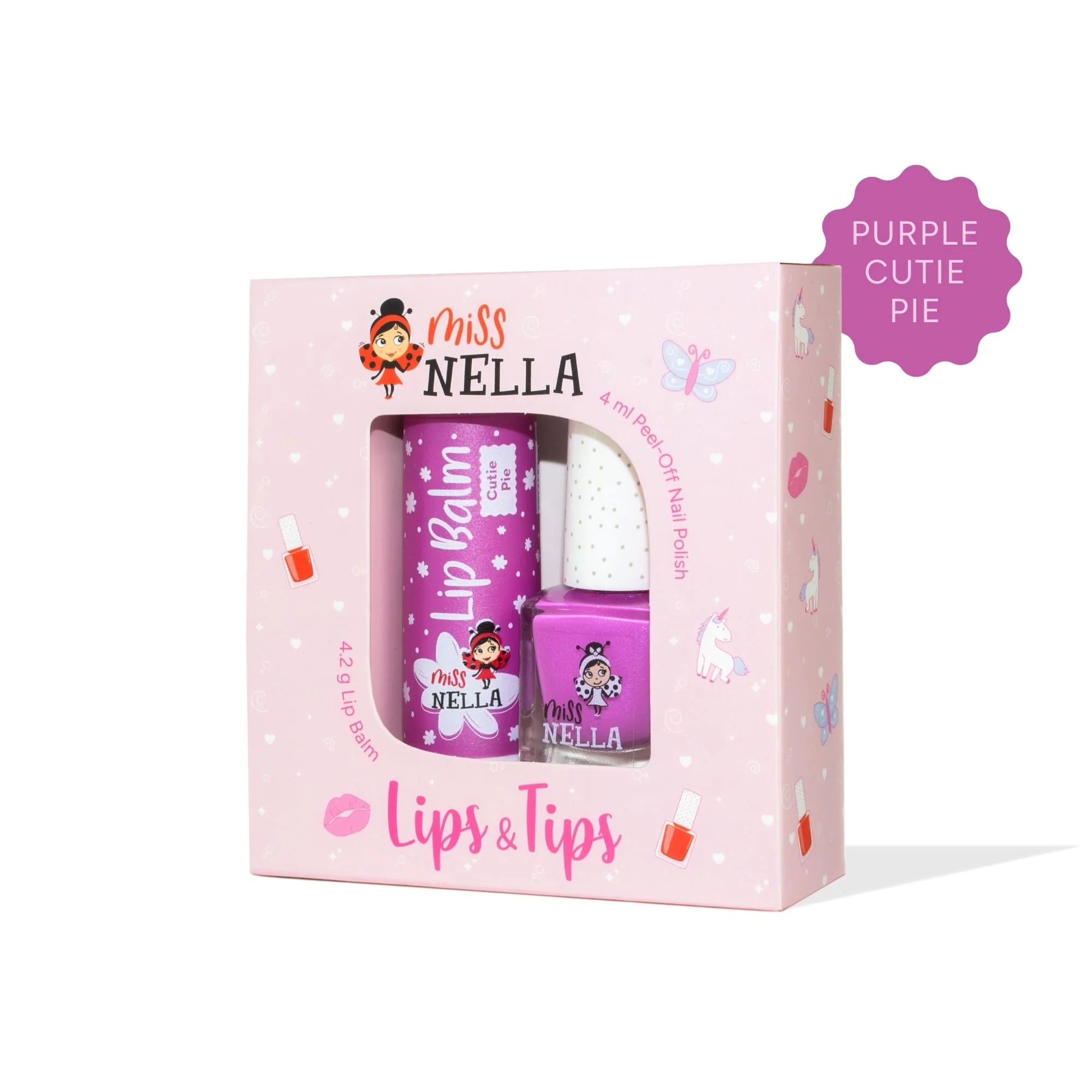 Miss Nella Nail Polish & Lip Balm Duo Pack