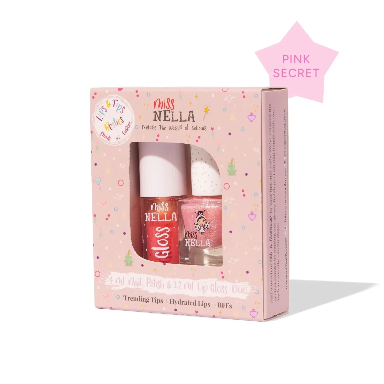 Miss Nella Nail Polish & Lip Gloss Besties Duo