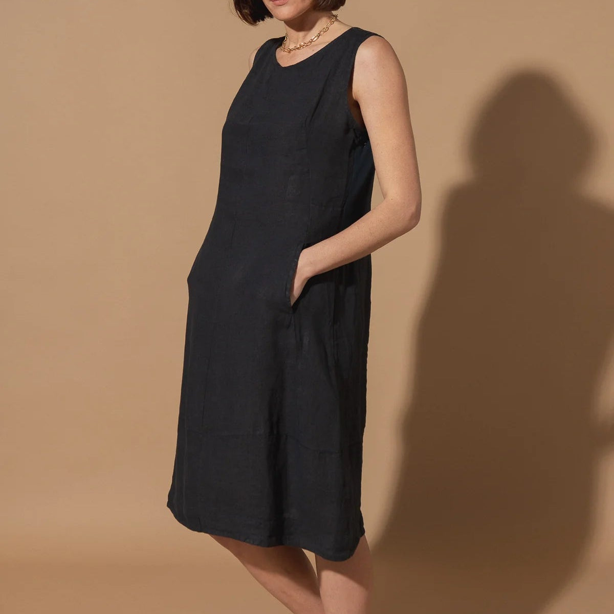 Tilley & Grace Alicia Sleeveless Linen Dress