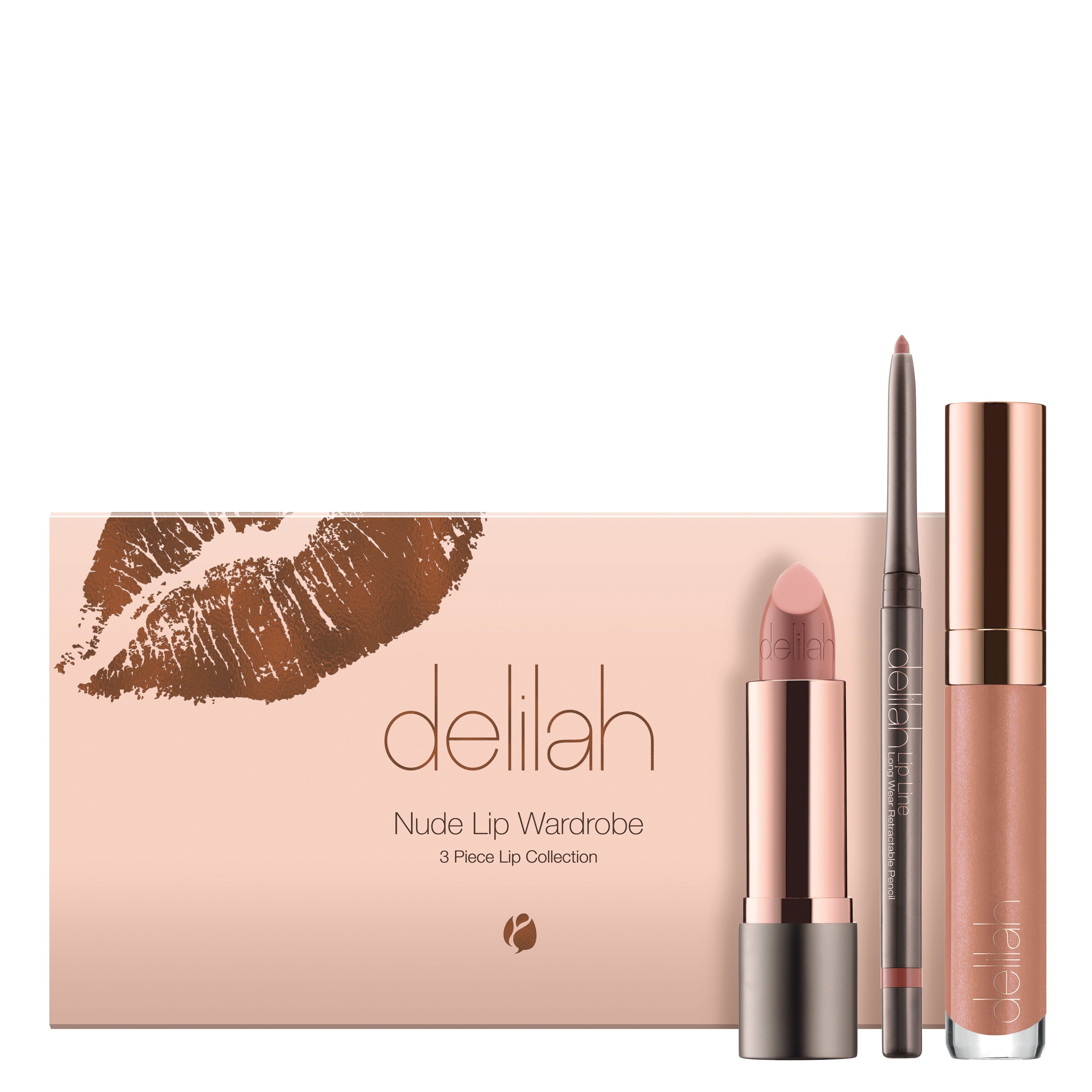 Delilah Cosmetics - Nude Lip Wardrobe, Volume II - The Perfect delilah Nude Collection