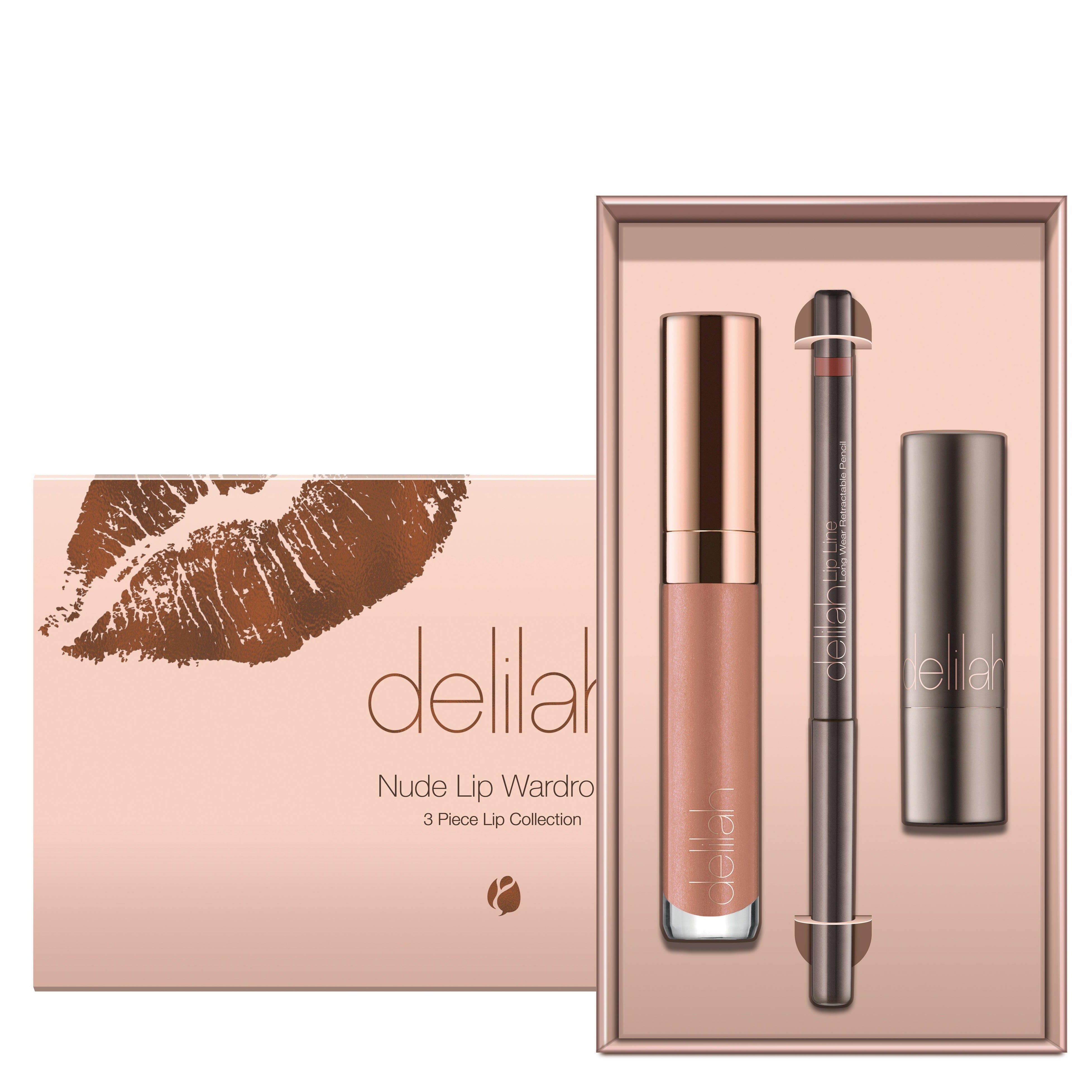 Delilah Cosmetics - Nude Lip Wardrobe, Volume II - The Perfect delilah Nude Collection