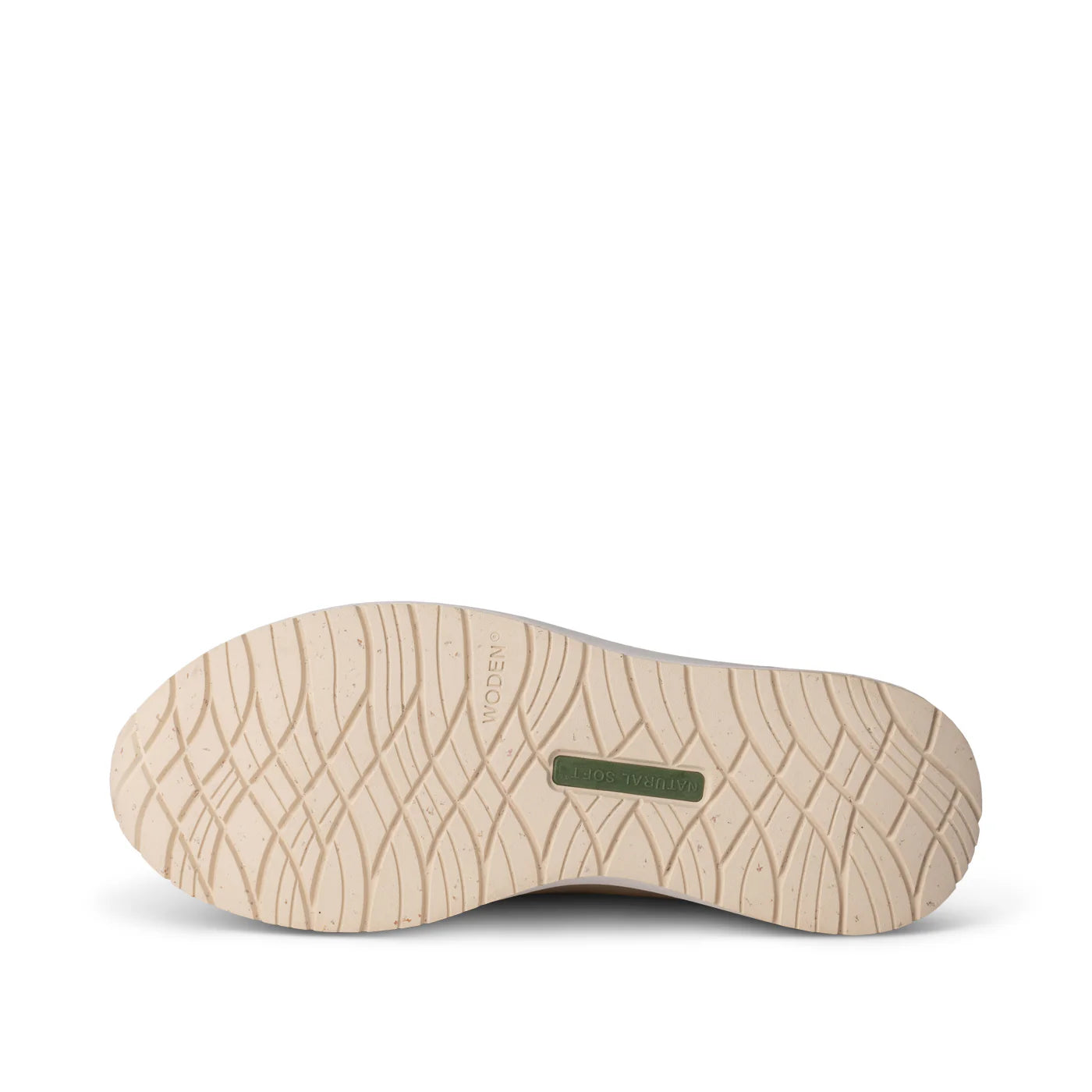 Woden Nora Natural Soft Metallic Trainer Shoe
