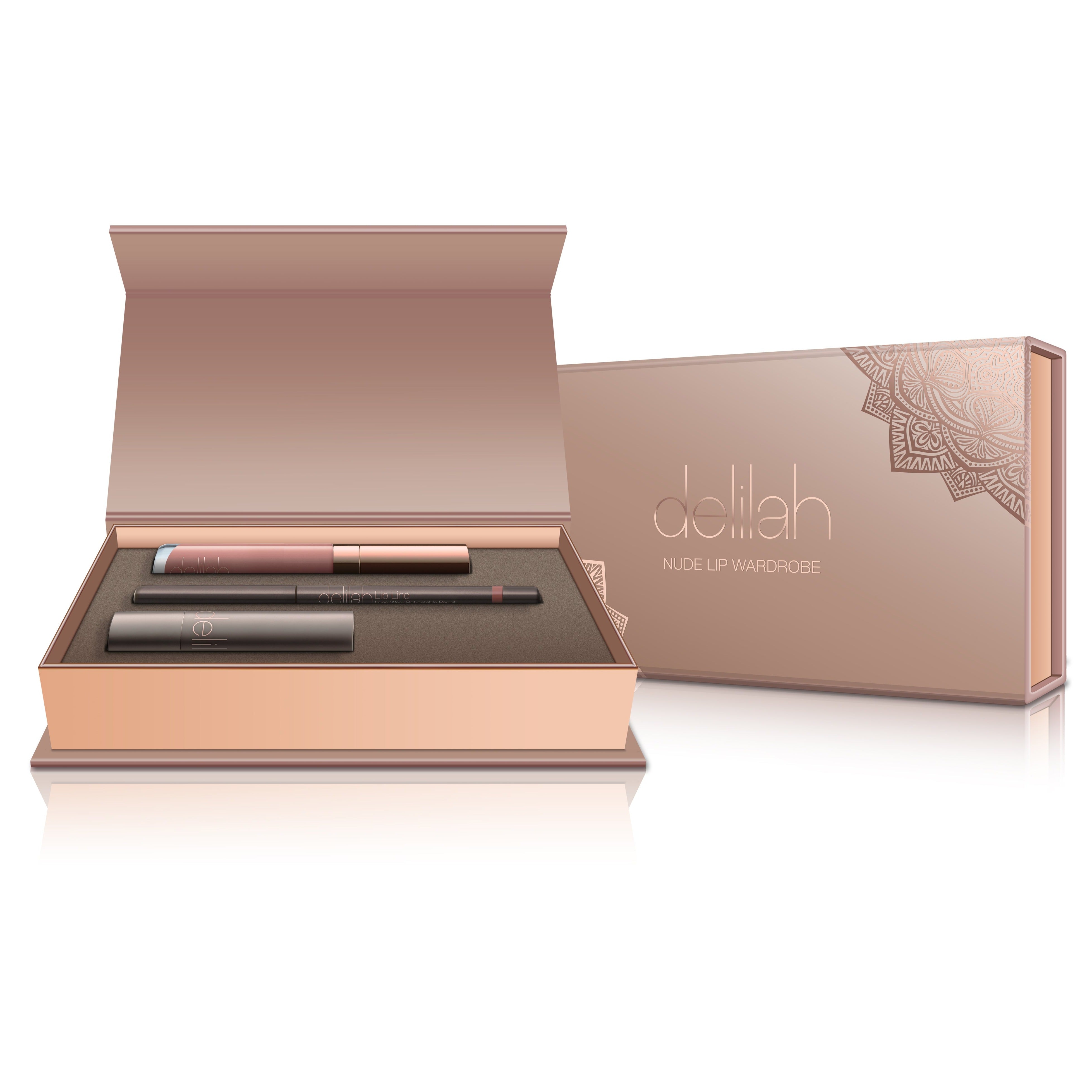 Delilah Cosmetics - Nude Lip Wardrobe - The Perfect delilah Nude Collection