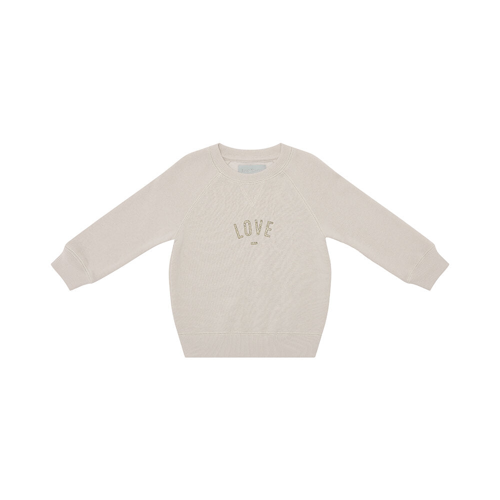Bob and Blossom Glitter 'LOVE' Sweatshirt