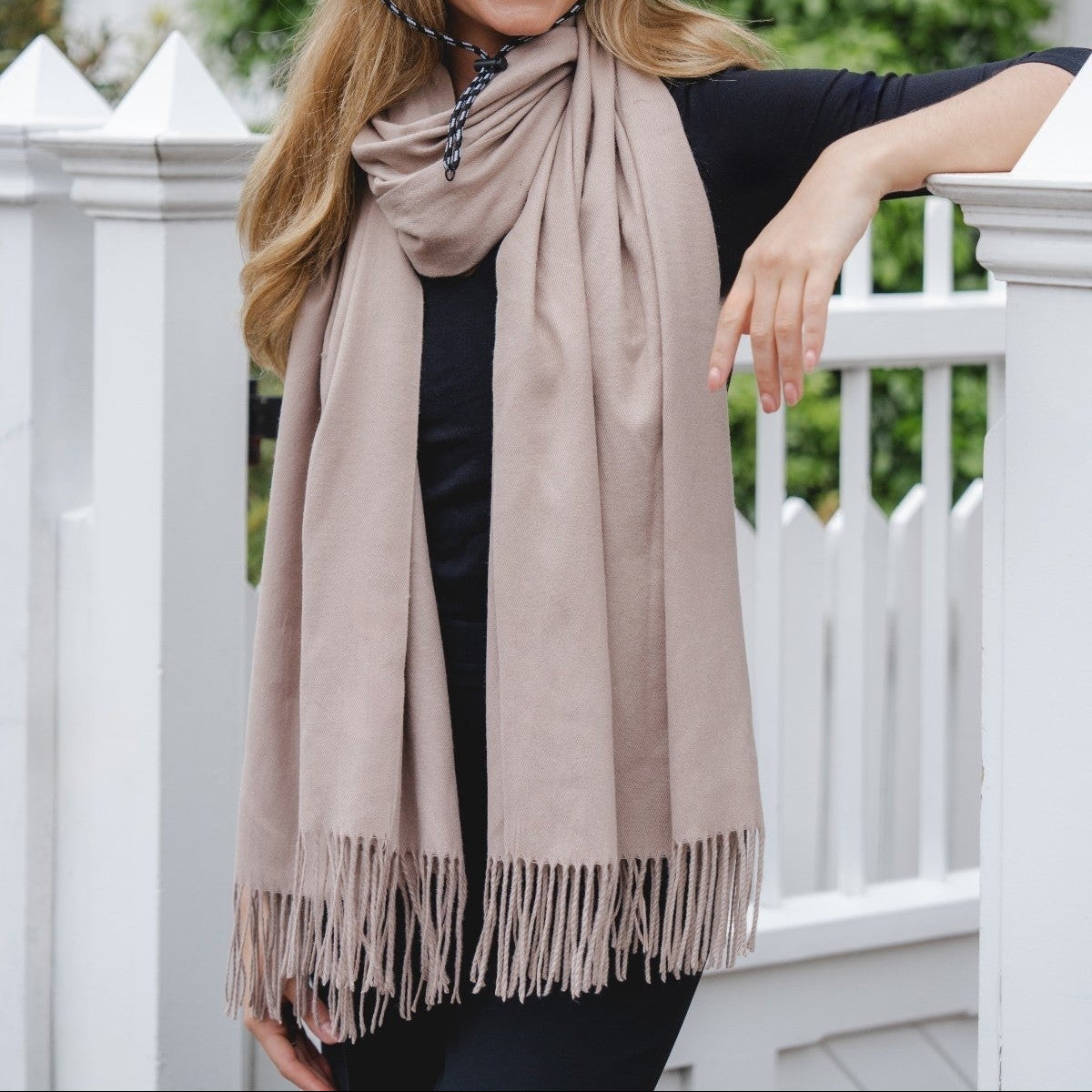 Celine Tassel Scarf