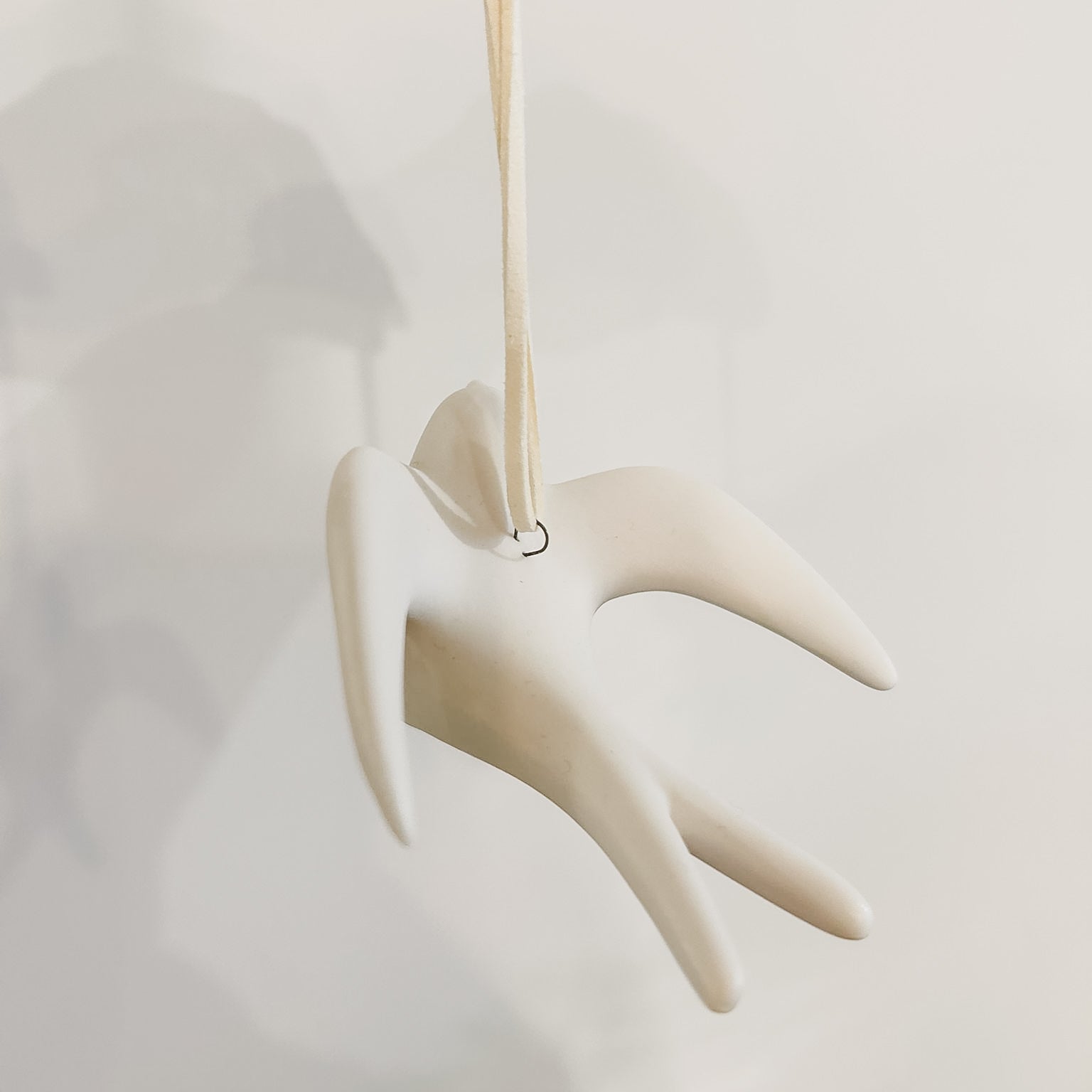Porcelain Swallow Bauble