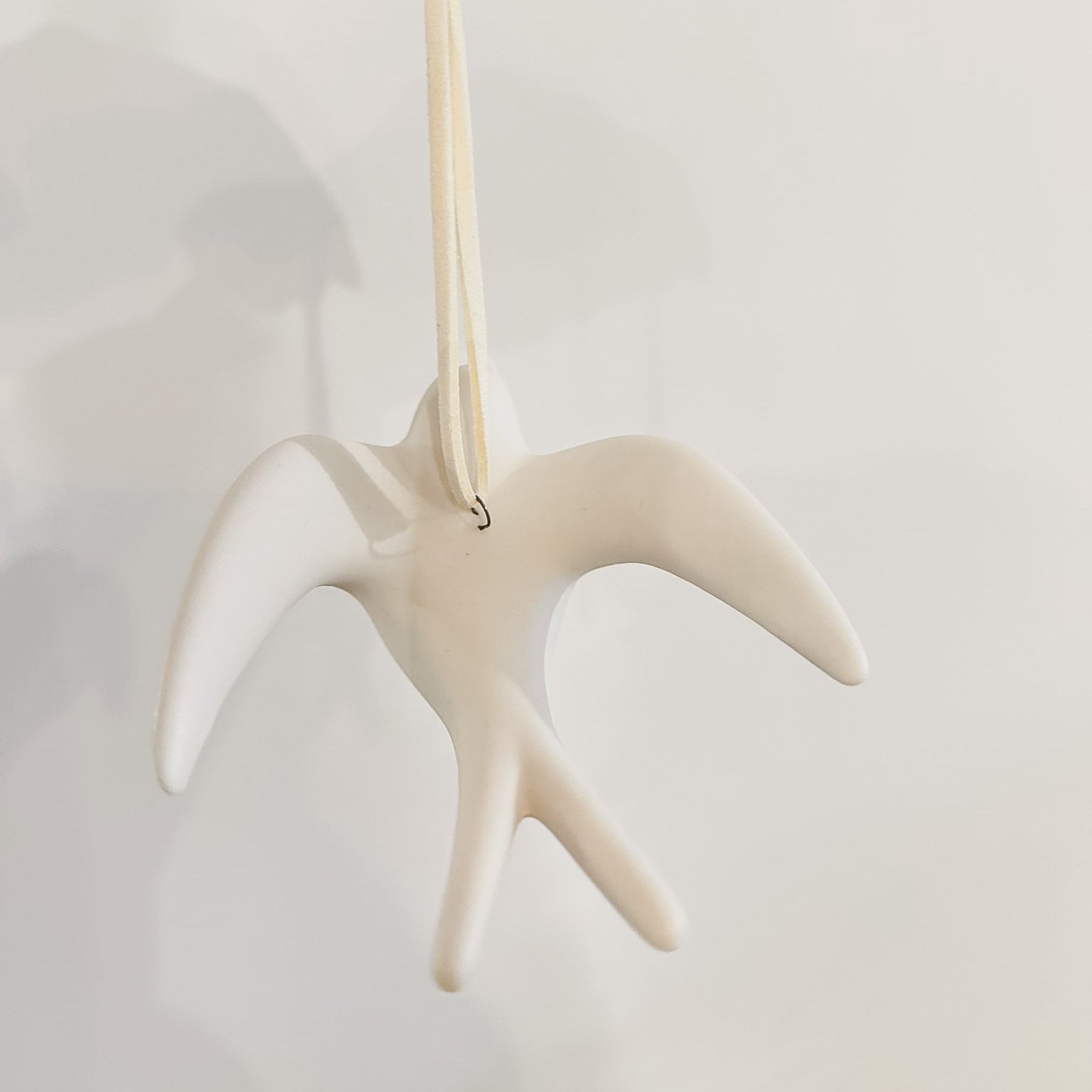 Porcelain Swallow Bauble