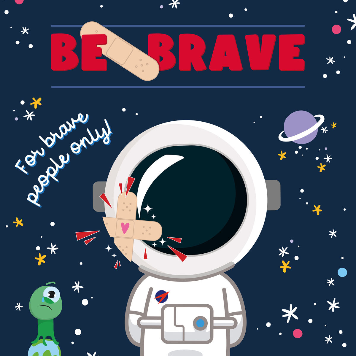 Be Brave Printed Plasters (Pack of 30)