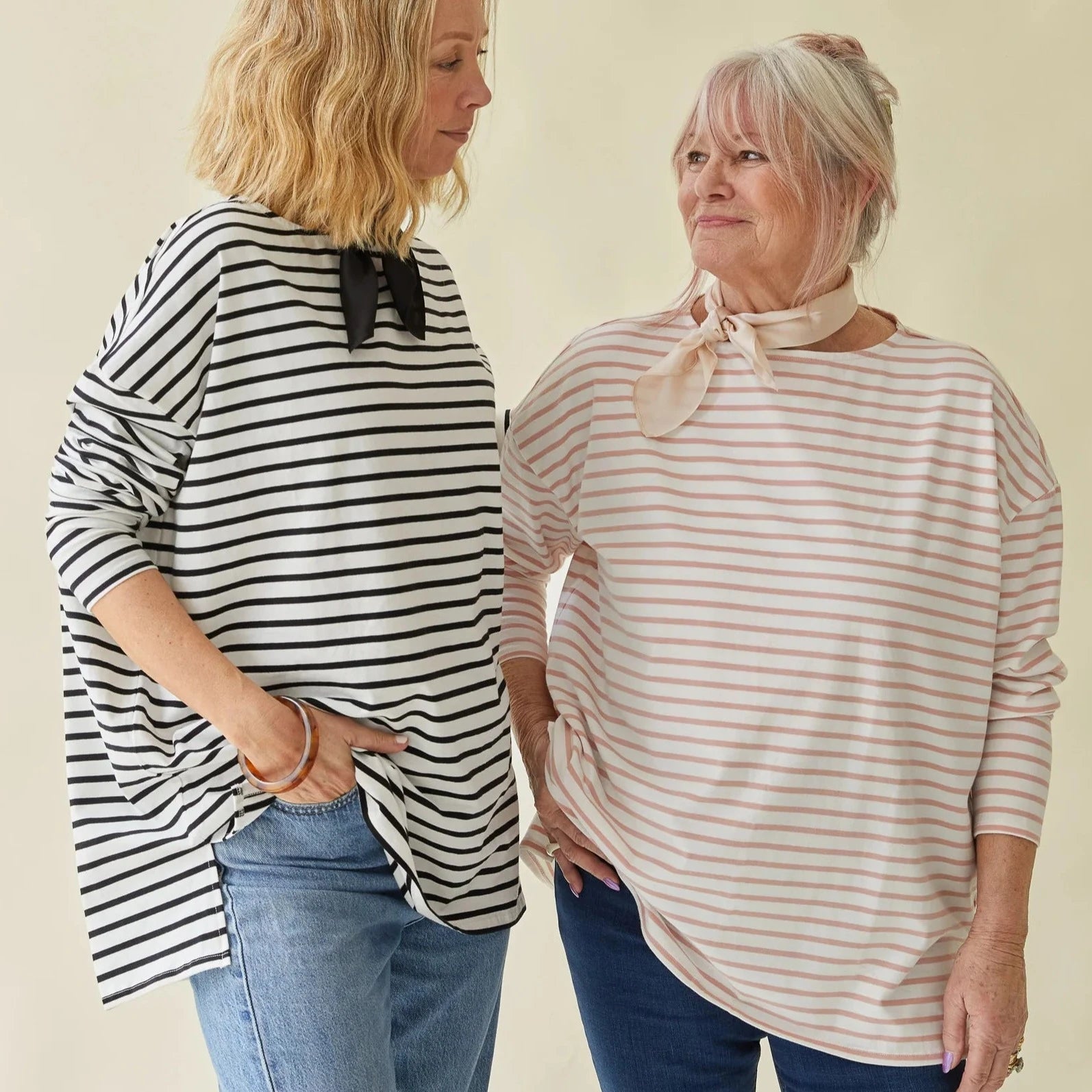 Chalk Bryony Stripe Top