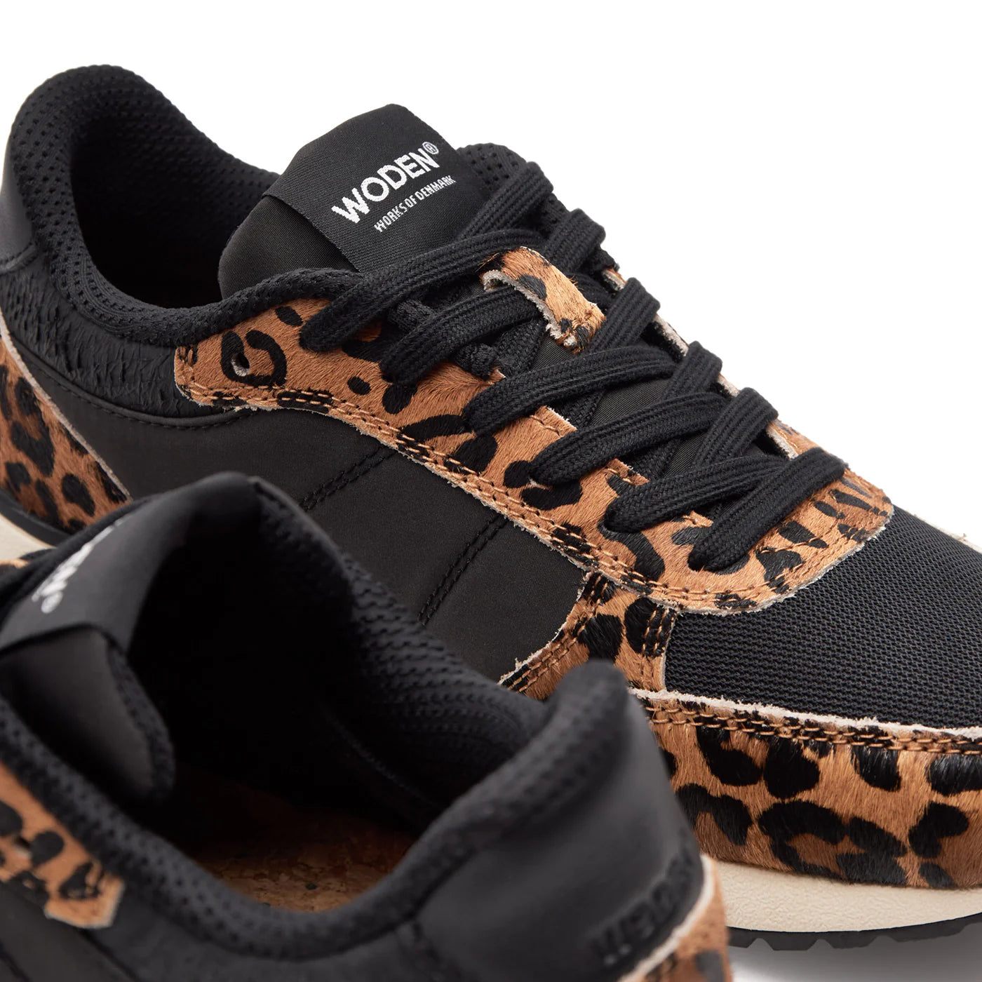 Woden Ronja Cowhair Trainer Shoe