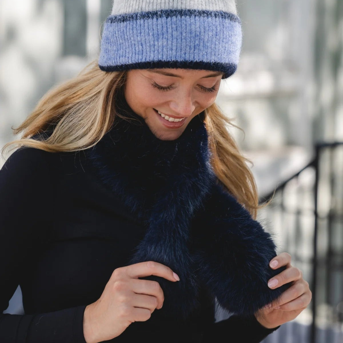 Faux Fur Wrap Scarf
