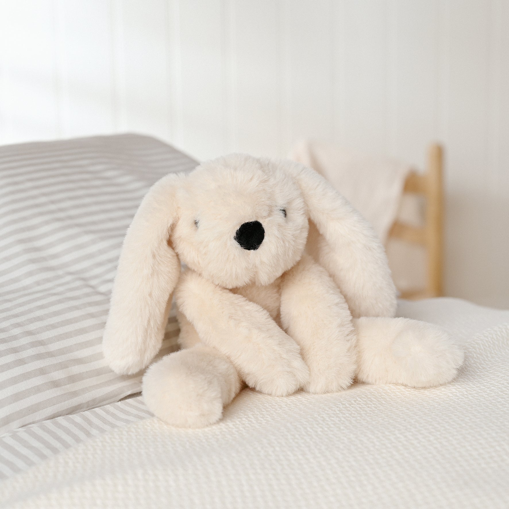 Talia The Plush Long Leg Cream Bunny