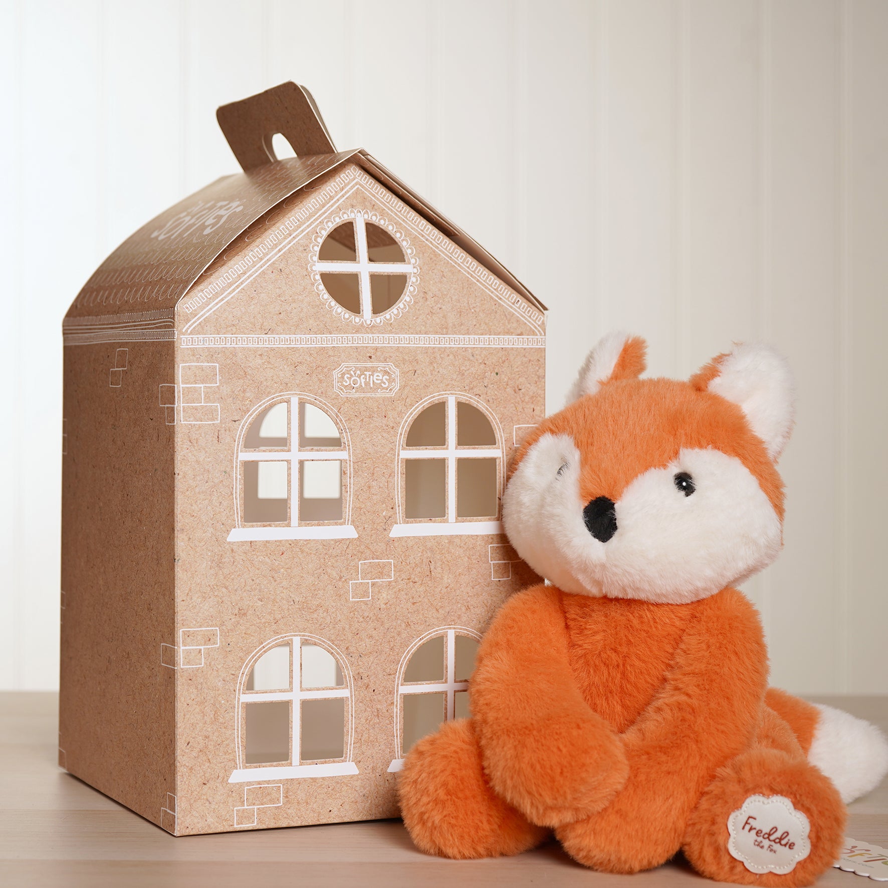 Freddie The Plush Sitting Brown Fox