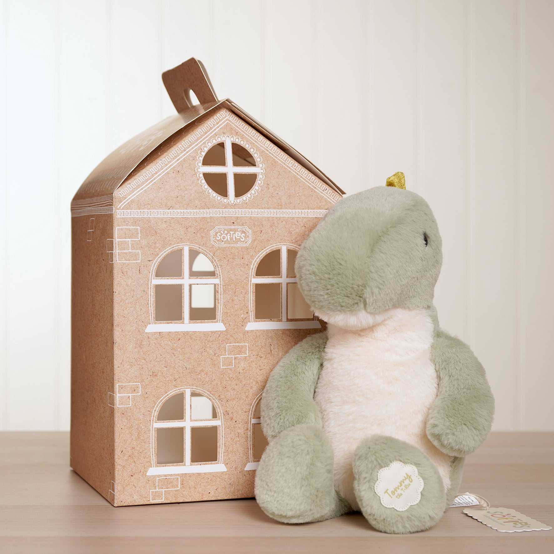 Tommy The Plush Green Dinosaur