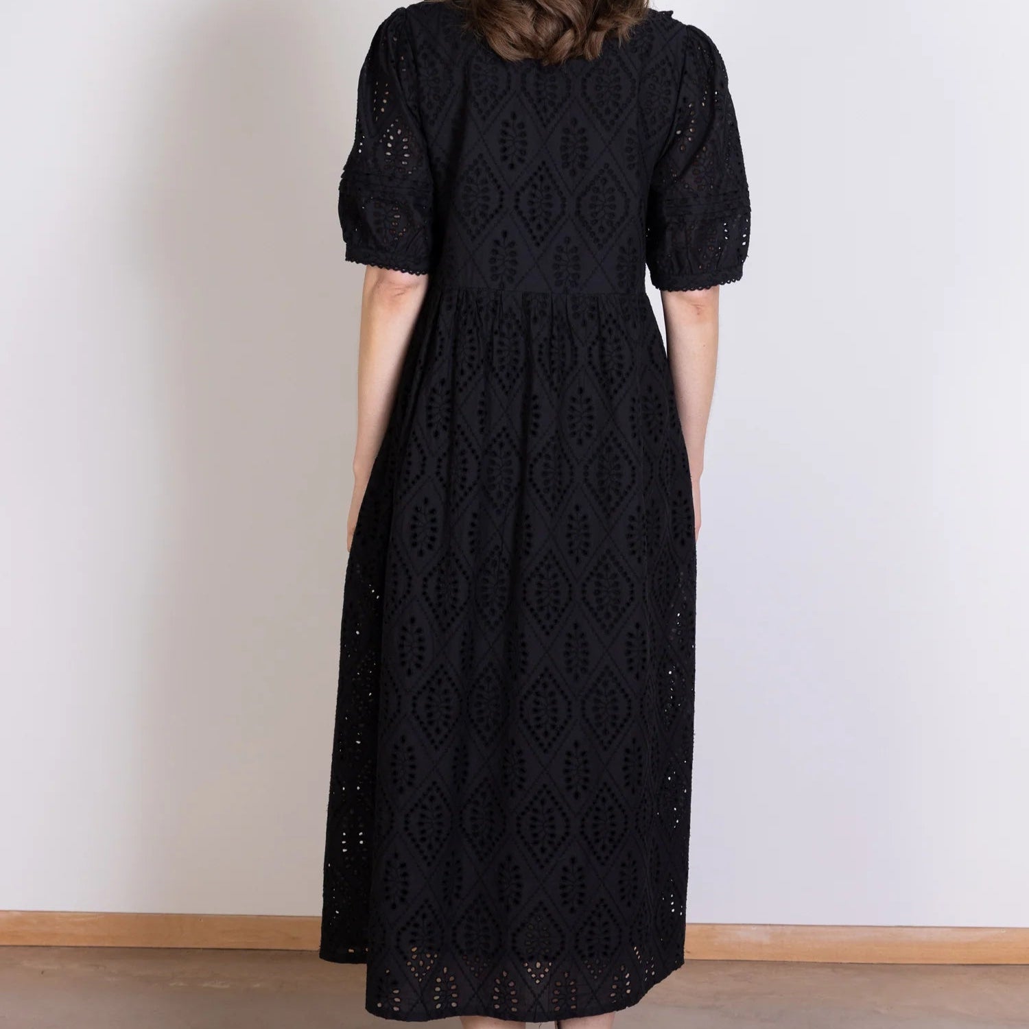 Broderie Anglais Midi Dress
