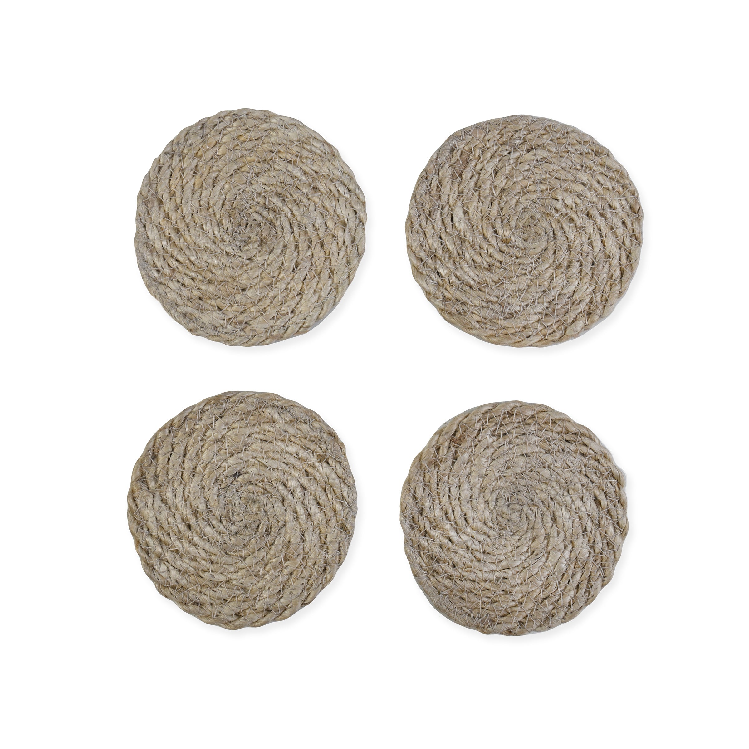 Heyford Jute Round Coasters (Set of 4)
