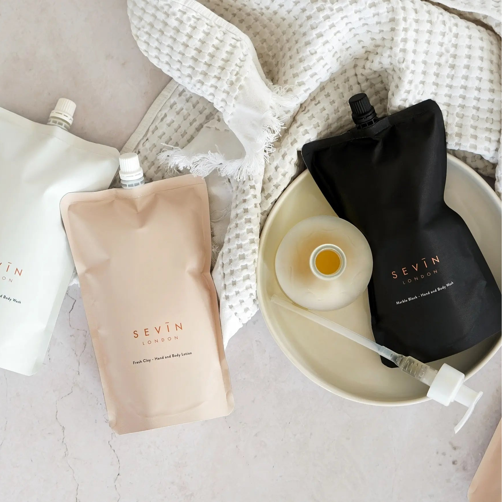 Sevin London Hand & Body Lotion - 500ml Refill Pouch