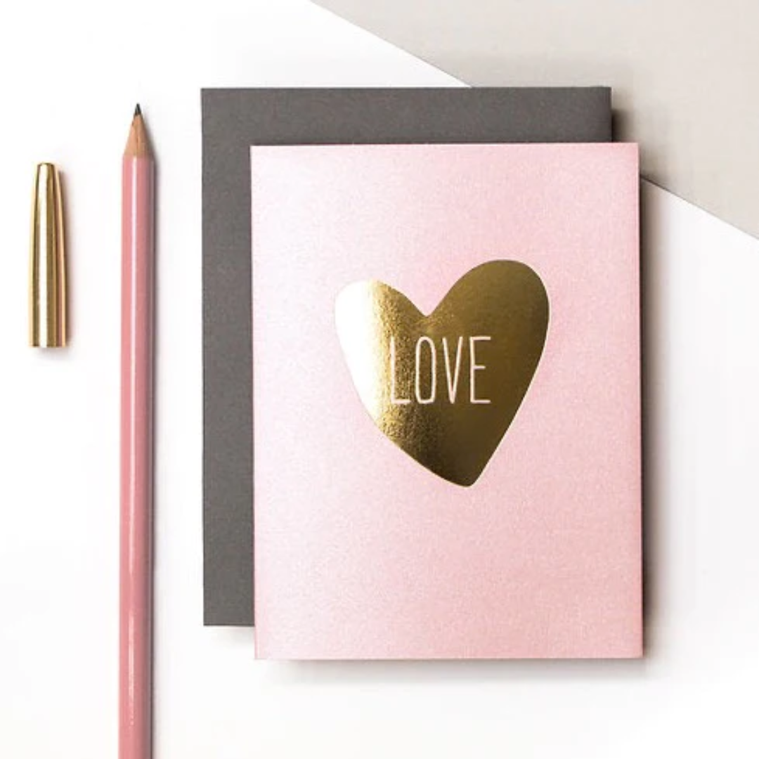 Coulson Macleod Loveheart Mini Metallic Card