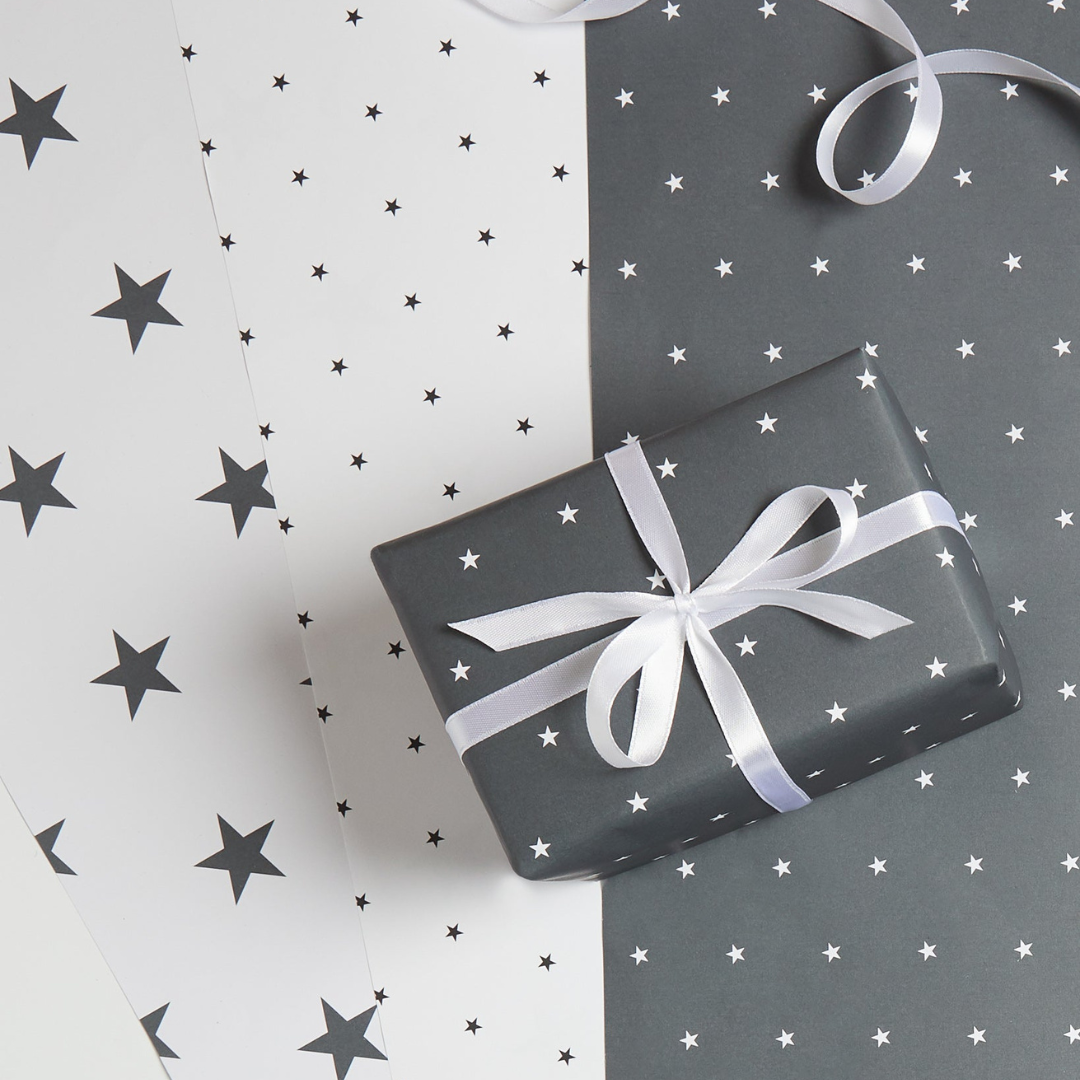 Chalk Star Wrapping Paper