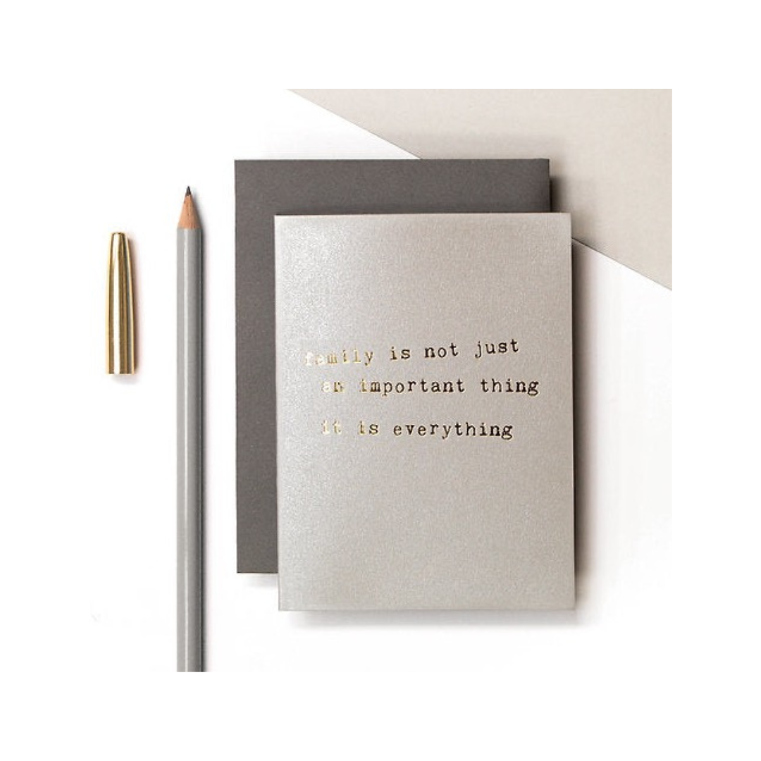 Coulson Macleod Family Mini Metallic Greeting Card