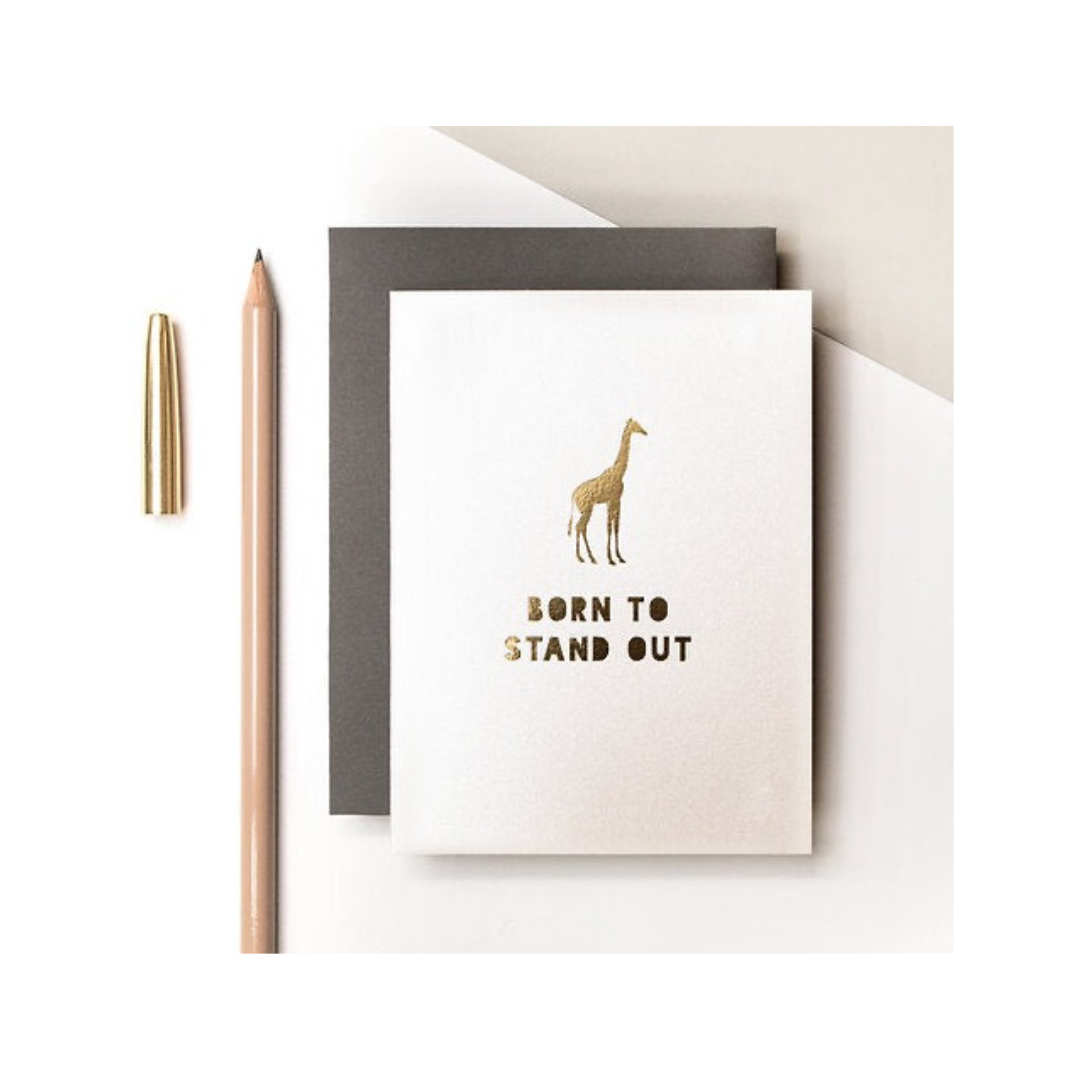 Coulson Macleod Born To Stand Out Mini Metallic Card