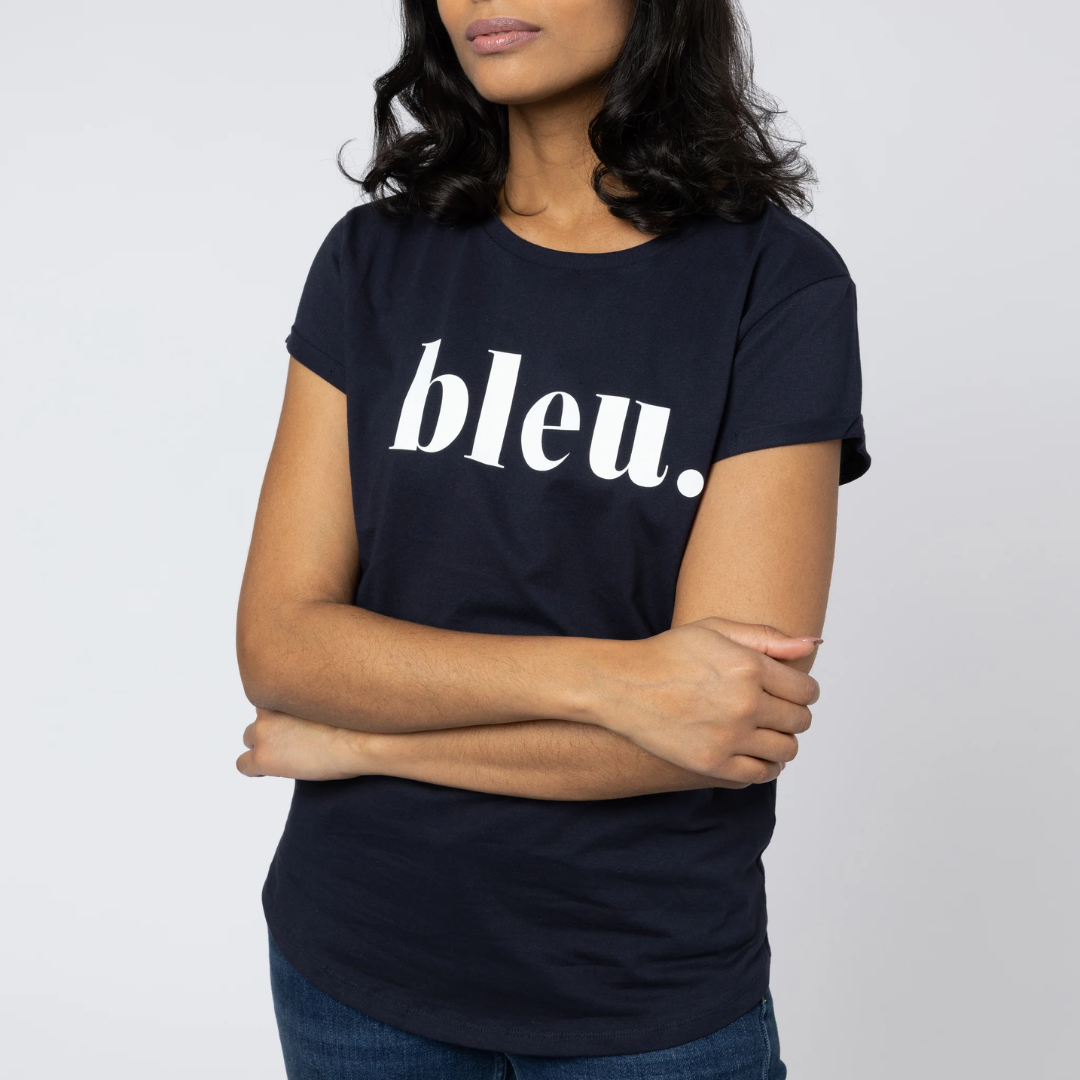 Bleu Neat Fit T-Shirt