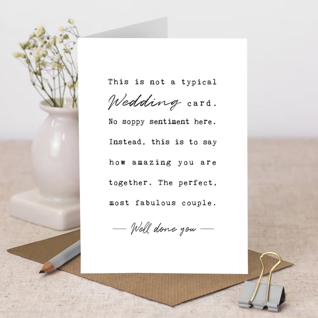 Coulson Macleod Not A Typical Wedding Greetings Card