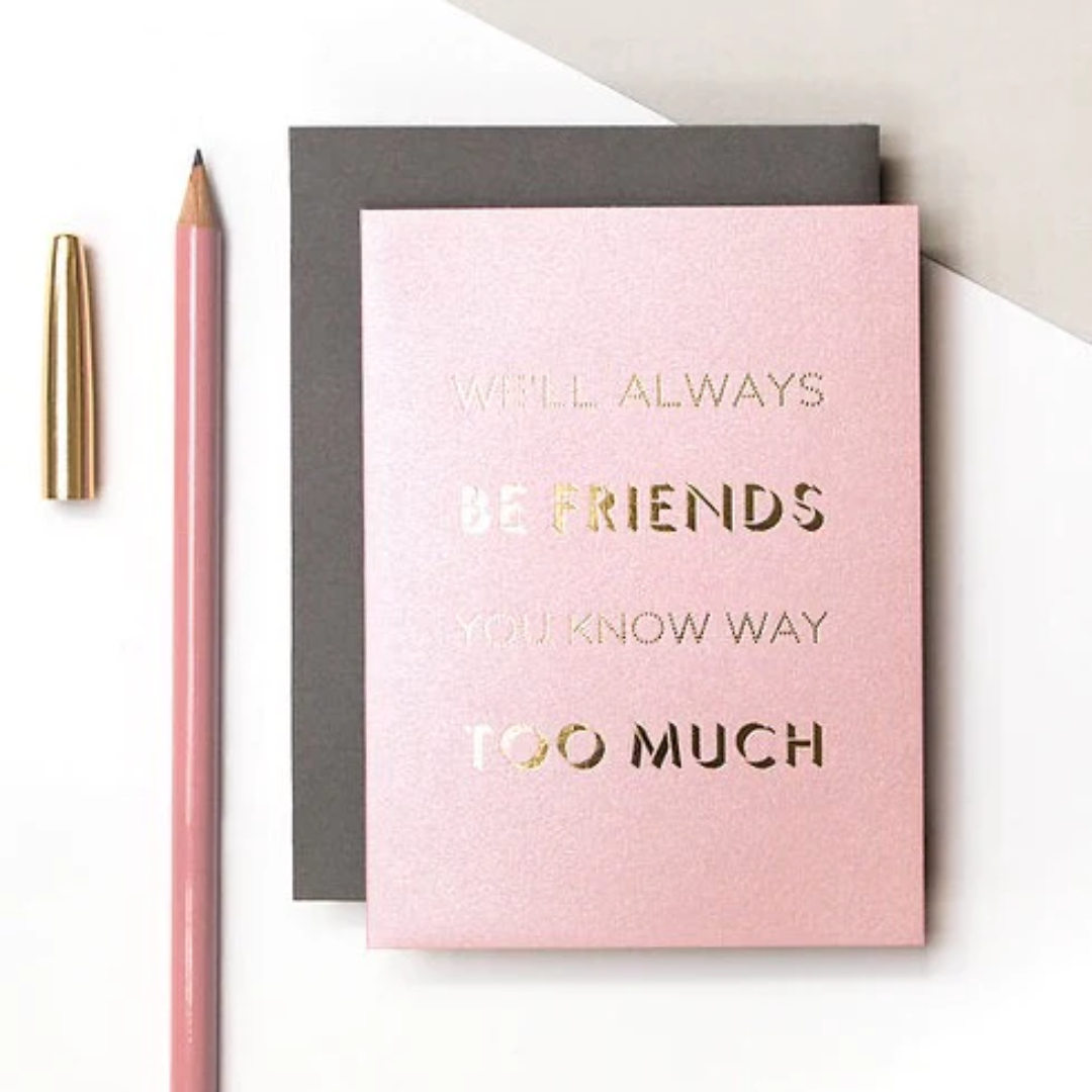 Coulson Macleod Always Friends Mini Metallic Card