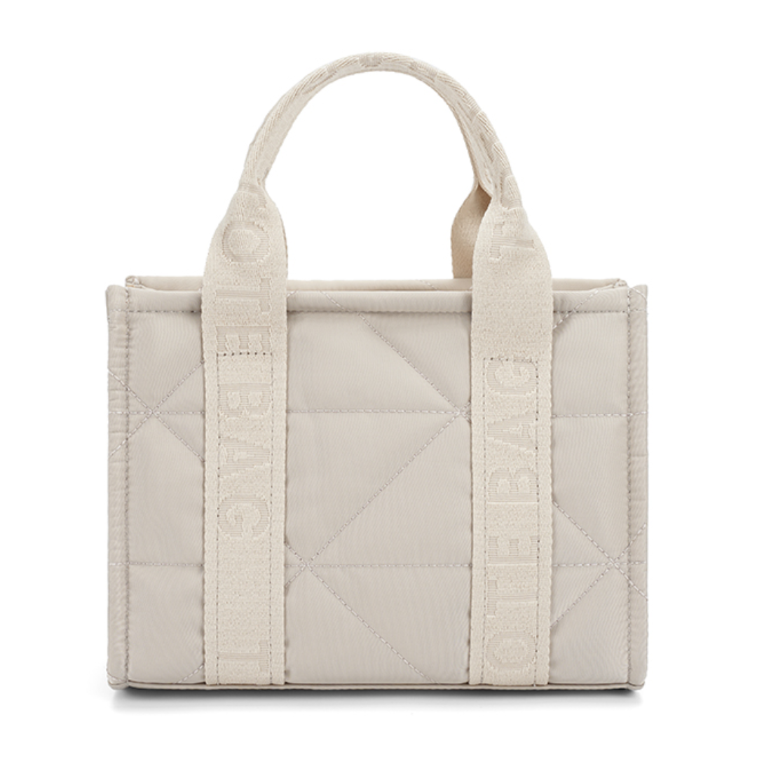 Quilted Fabric Tote Bag