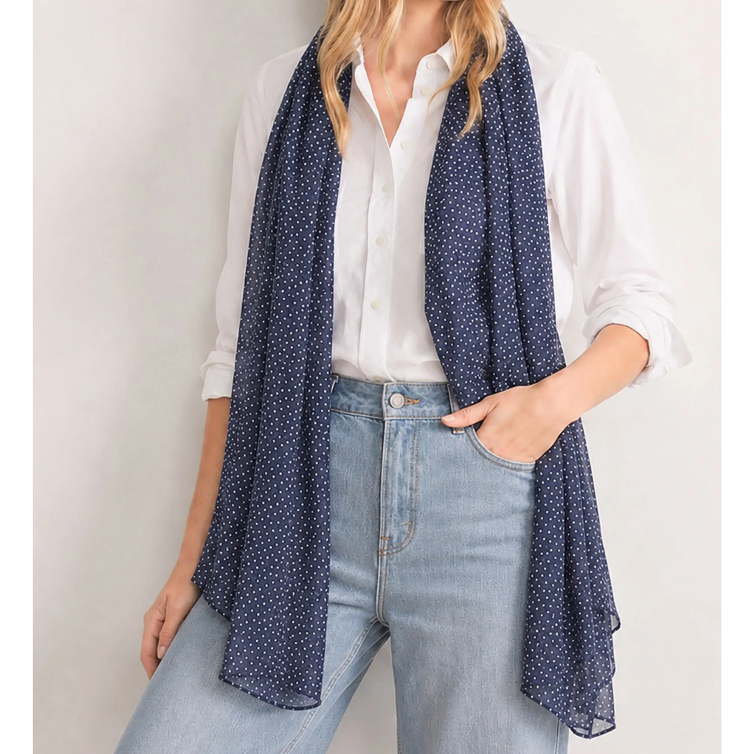 Multi Spot Lightweight Scarf