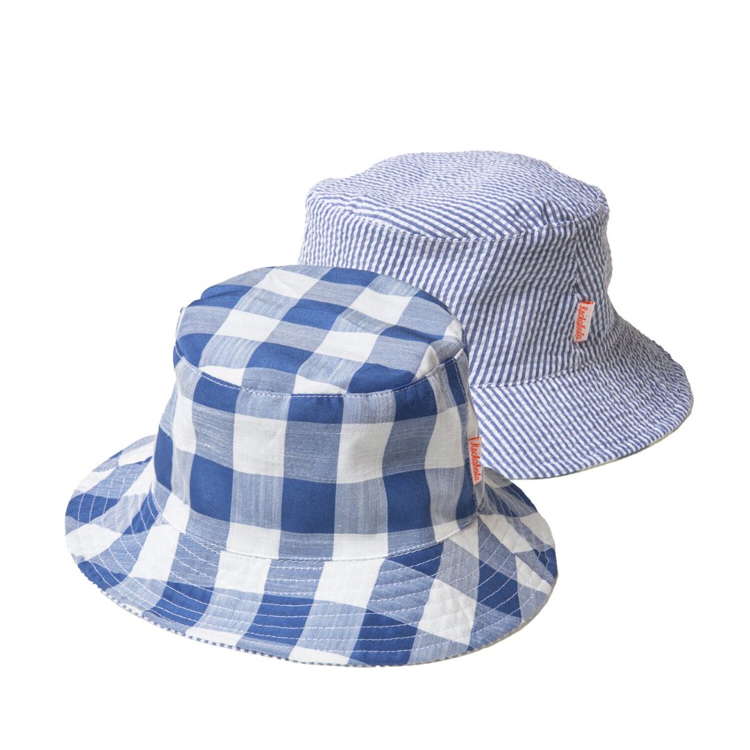 Retro Check Bucket Hat