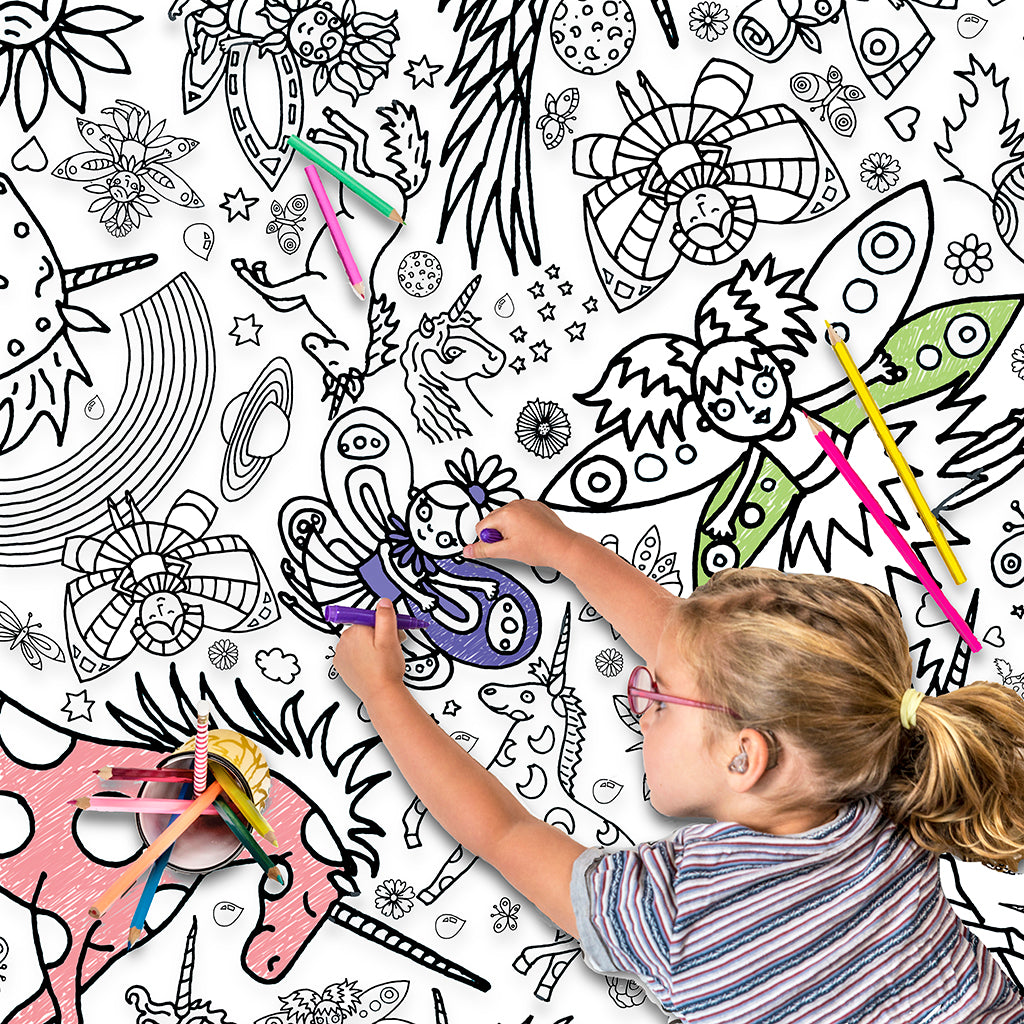 Giant Poster/Colour In Tablecloth