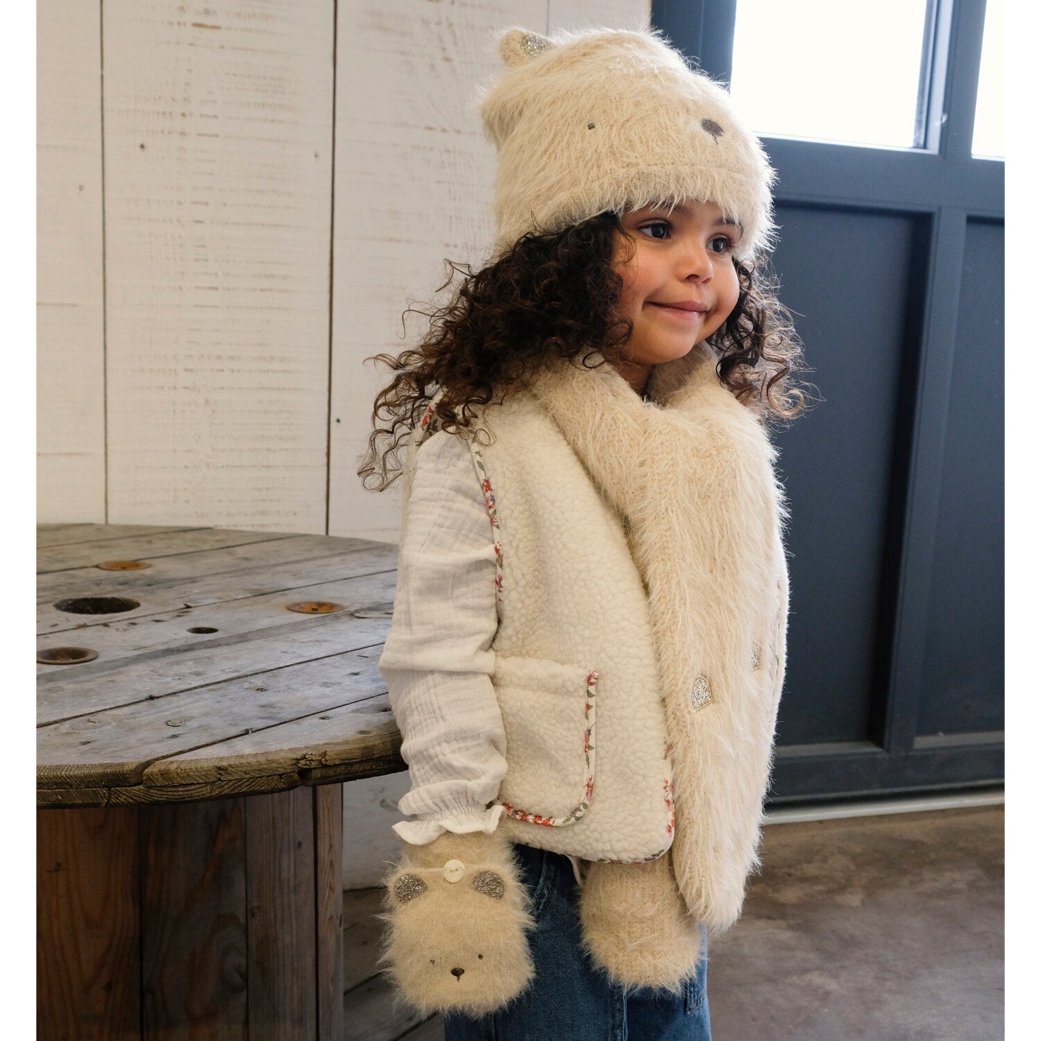 Rockahula Teddy Bear Fluffy Gloves