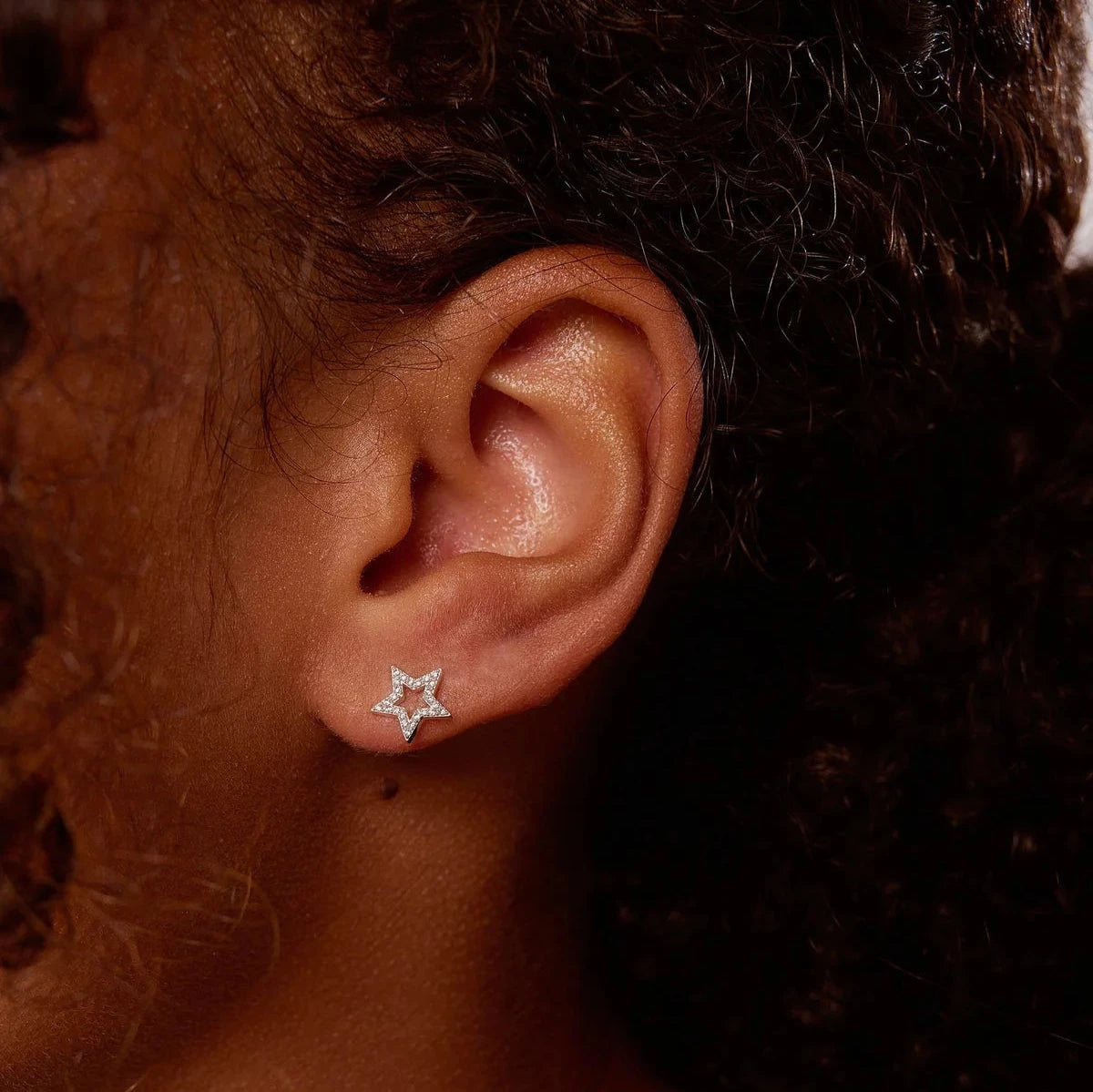 Tutti & Co Core Collection Pave Star Earrings