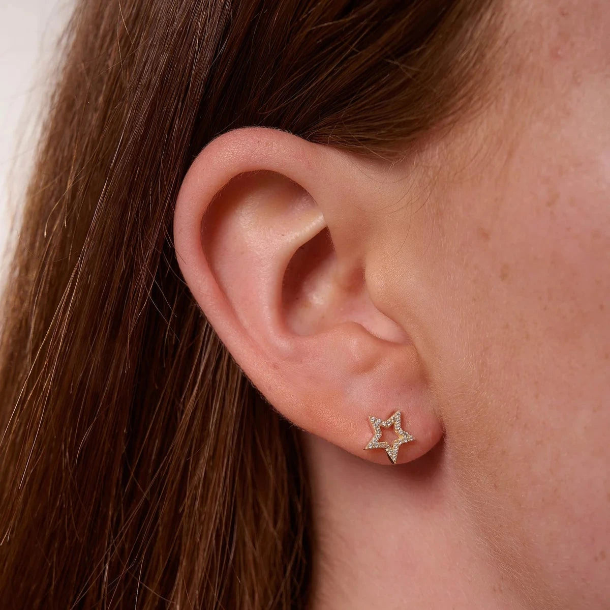 Tutti & Co Core Collection Pave Star Earrings