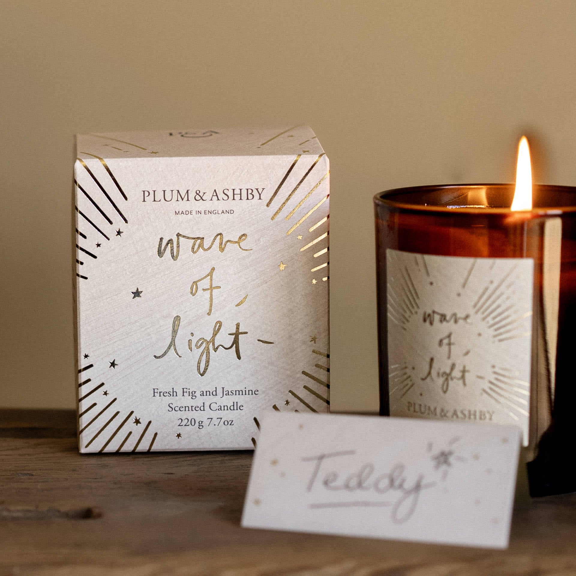 Plum & Ashby Wave of Light Candle