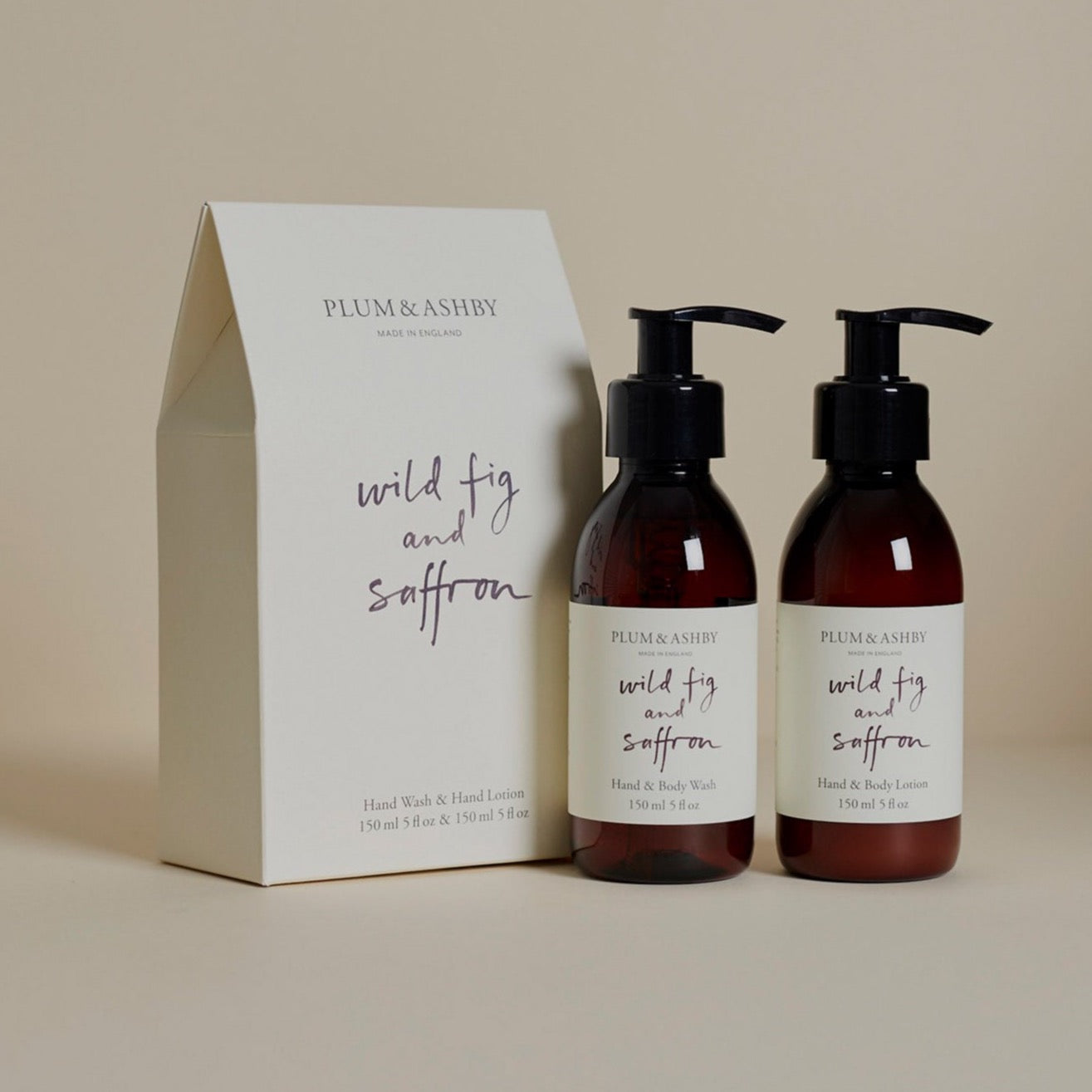 Plum & Ashby Wild Fig Hand Wash and Hand Lotion Duo Gift Set