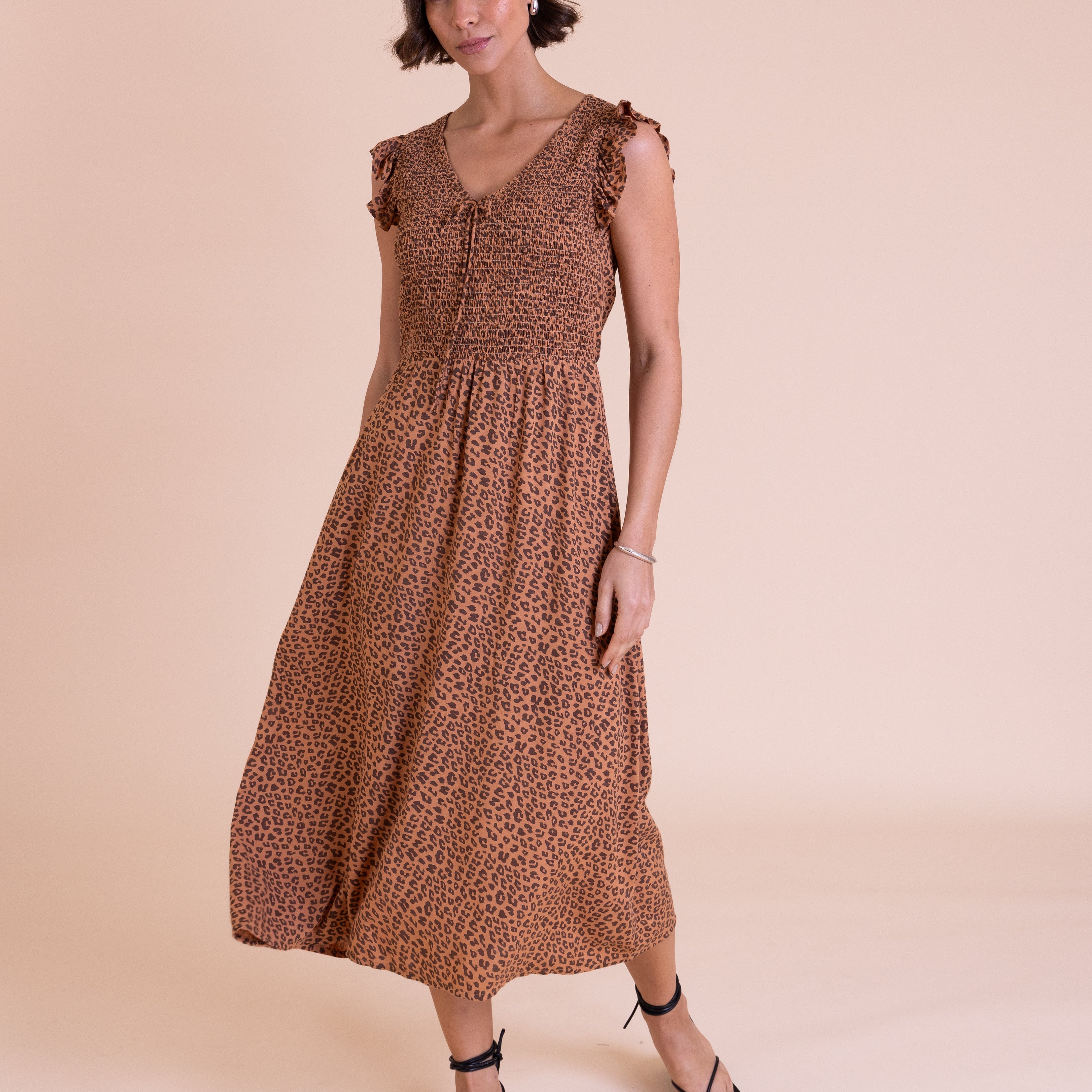 Shirred Summer Dress