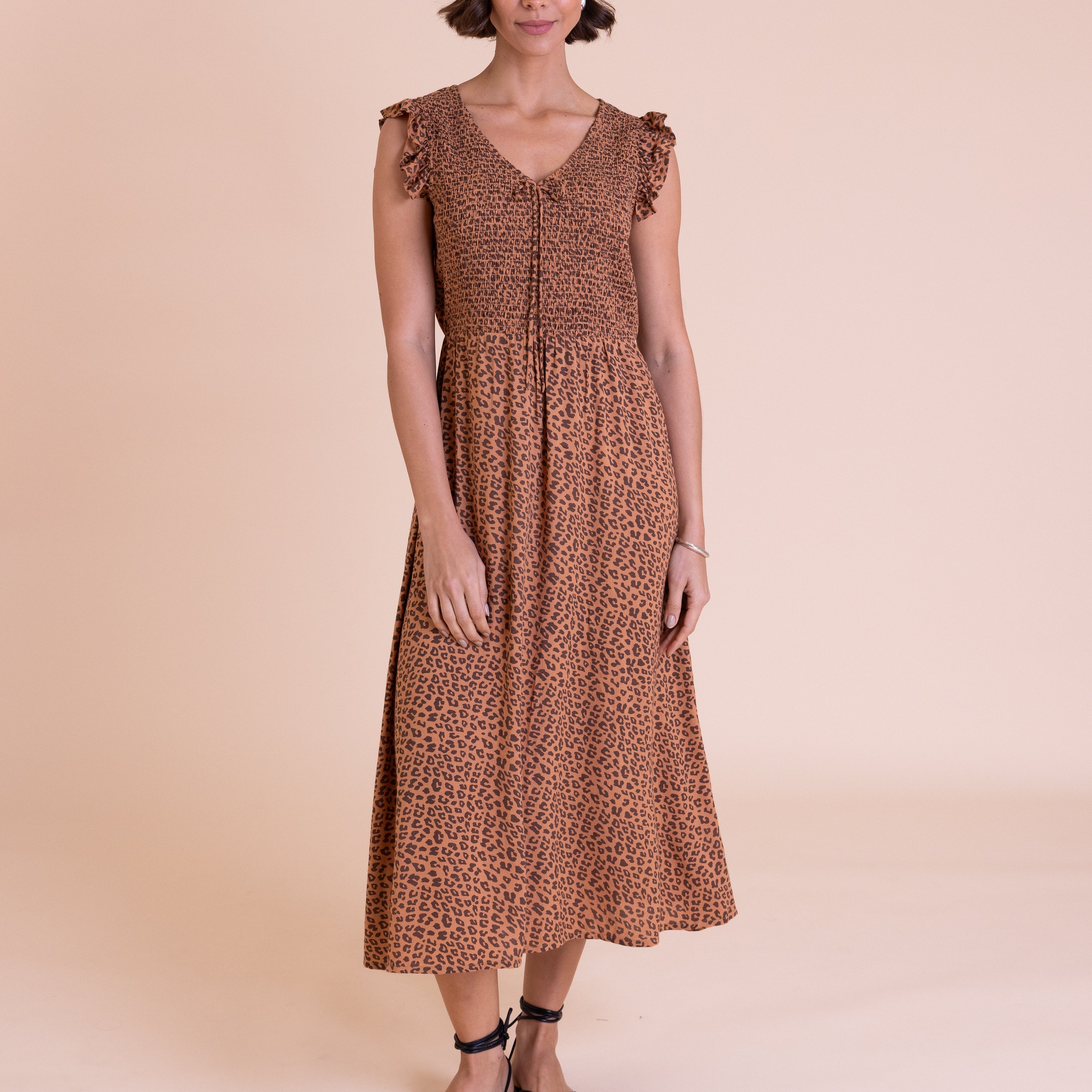 Shirred Summer Dress