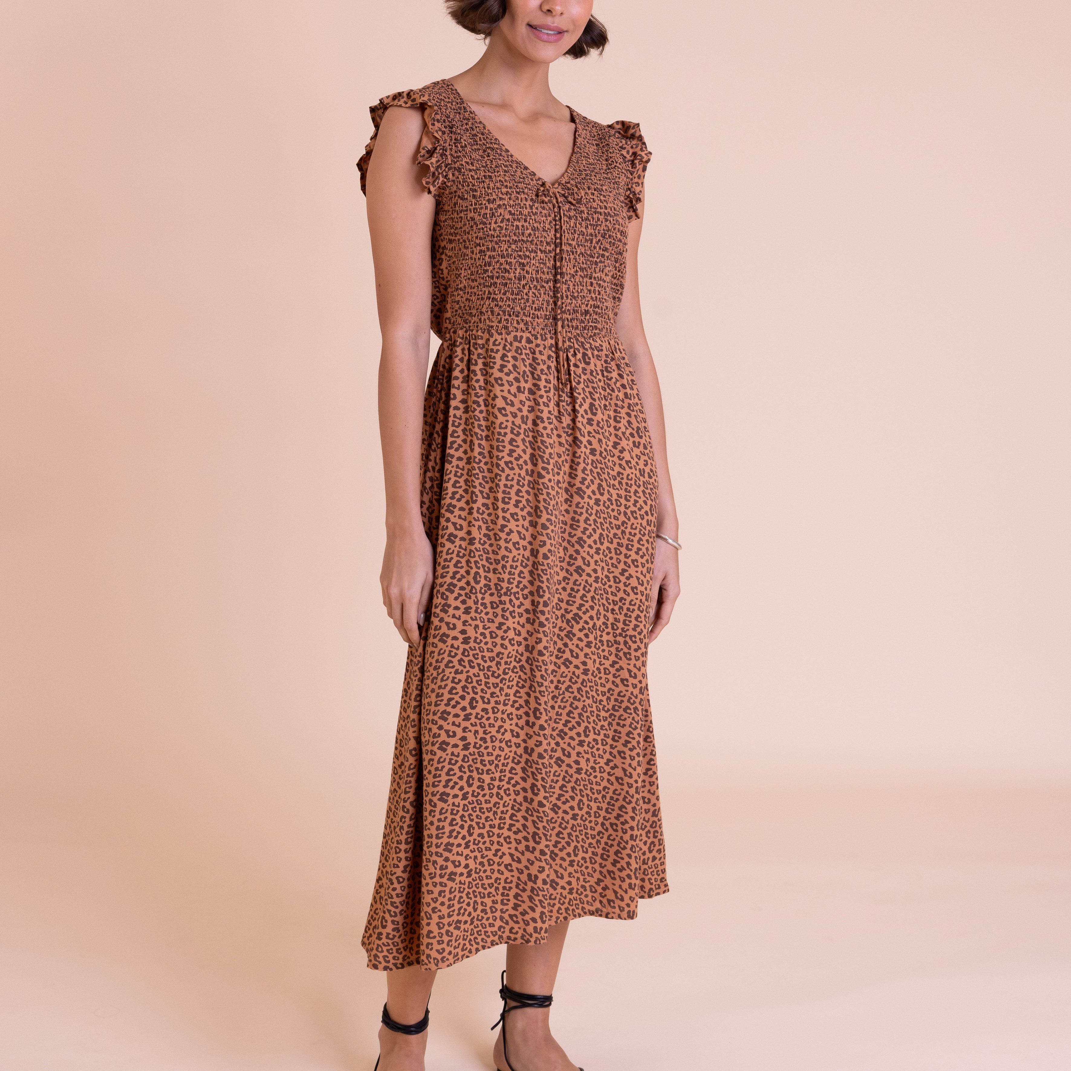 Shirred Summer Dress