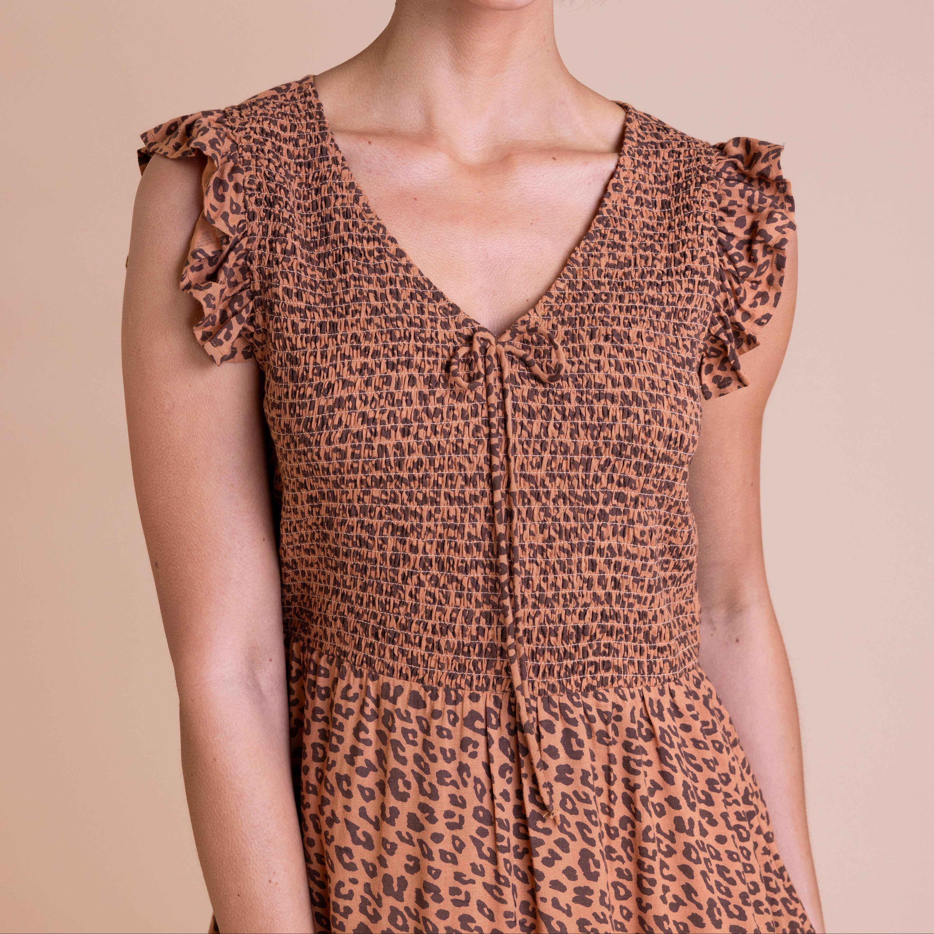 Shirred Summer Dress