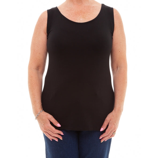 Bamboo Jersey U Neck Vest