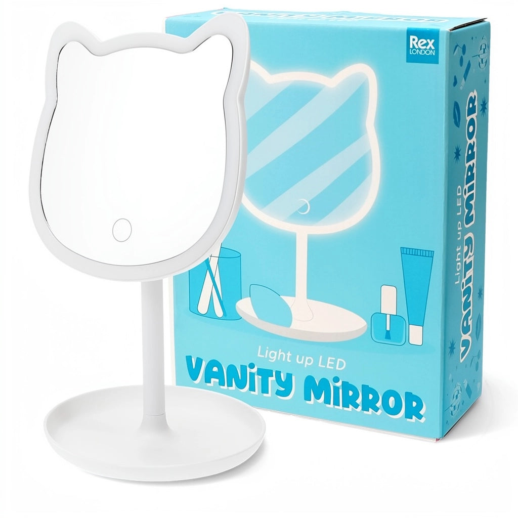 Light Up Cat Vanity Mirror
