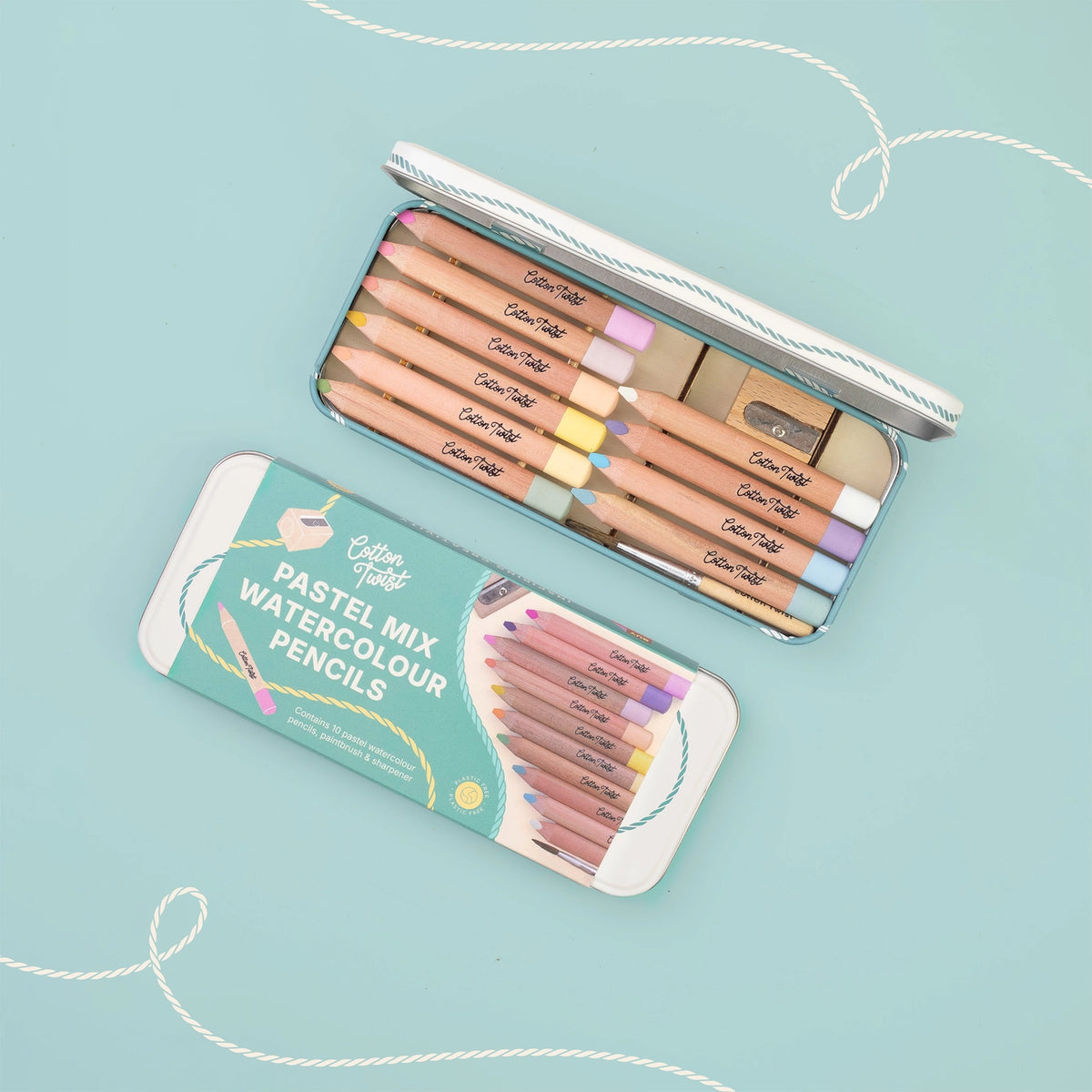 Pastel Mix Watercolour Pencils Set