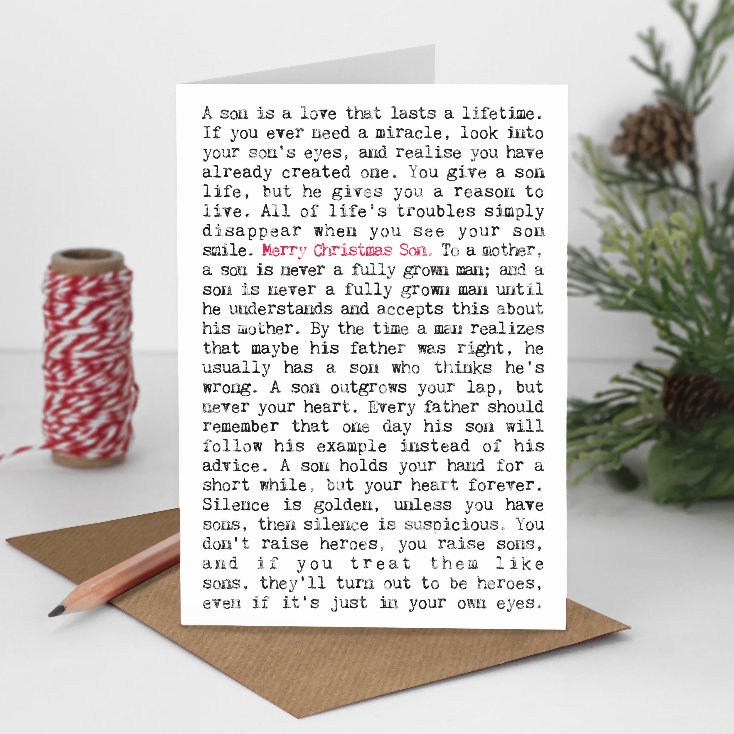 Coulson Macleod Wise Words Christmas Cards