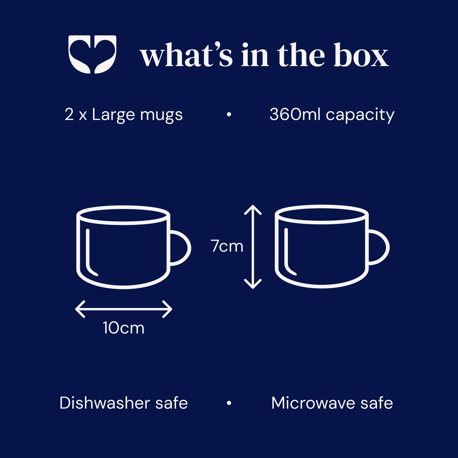 Kindred Rue Mug (Set of 2) - Large