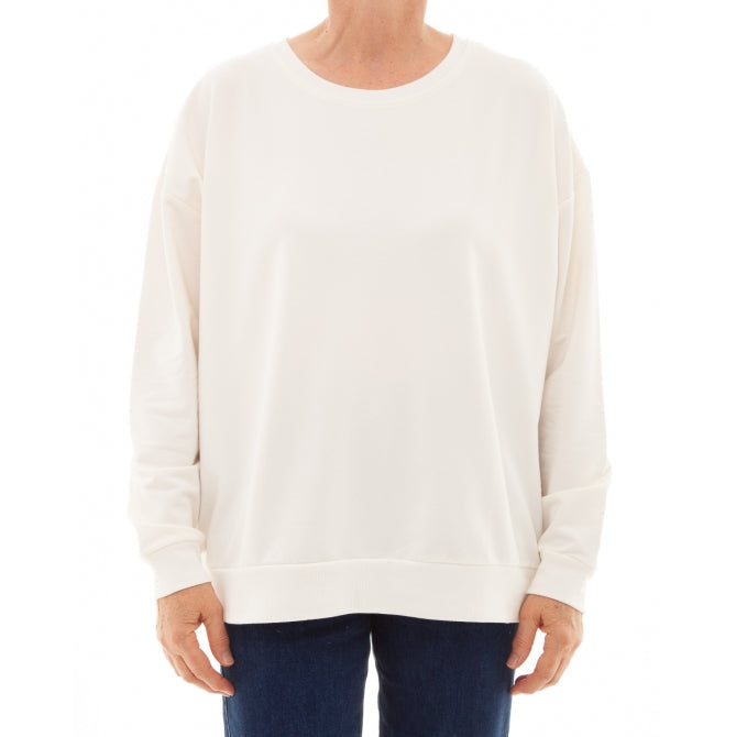 Loopback Zip Detail Sweatshirt