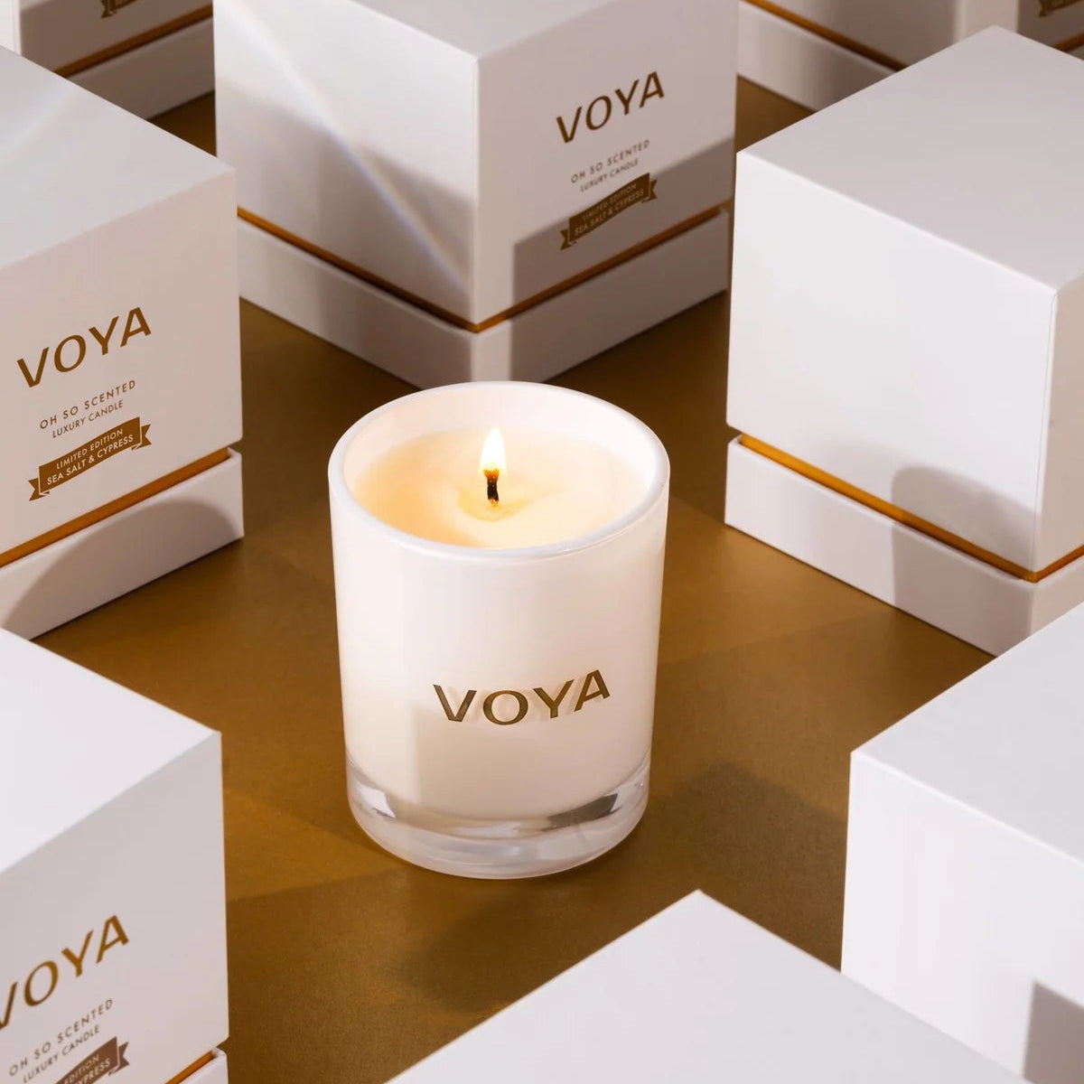 Sea Salt & Cypress - Luxury Scented Candle